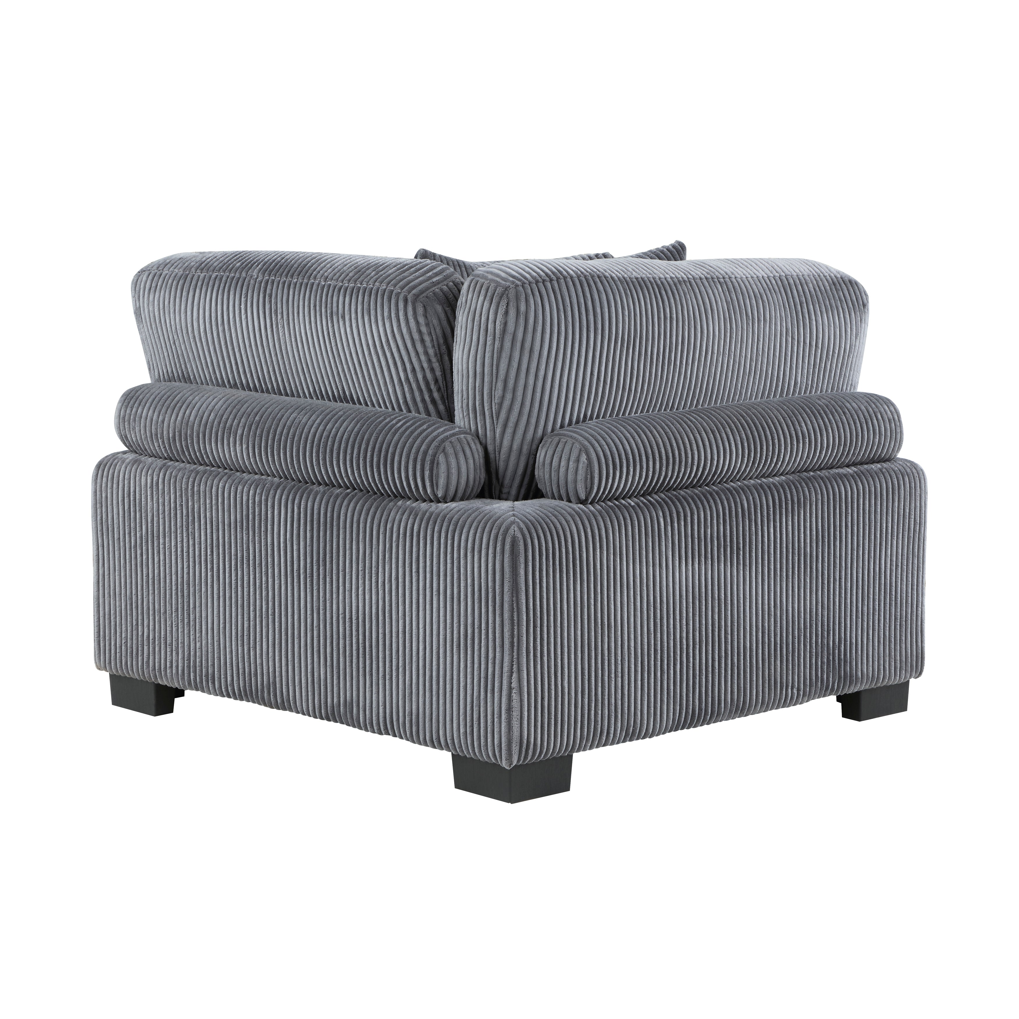 8555GY*5OT (5)5-Piece Modular Sectional with Ottoman - 8555GY*5OT - Bien Home Furniture & Electronics