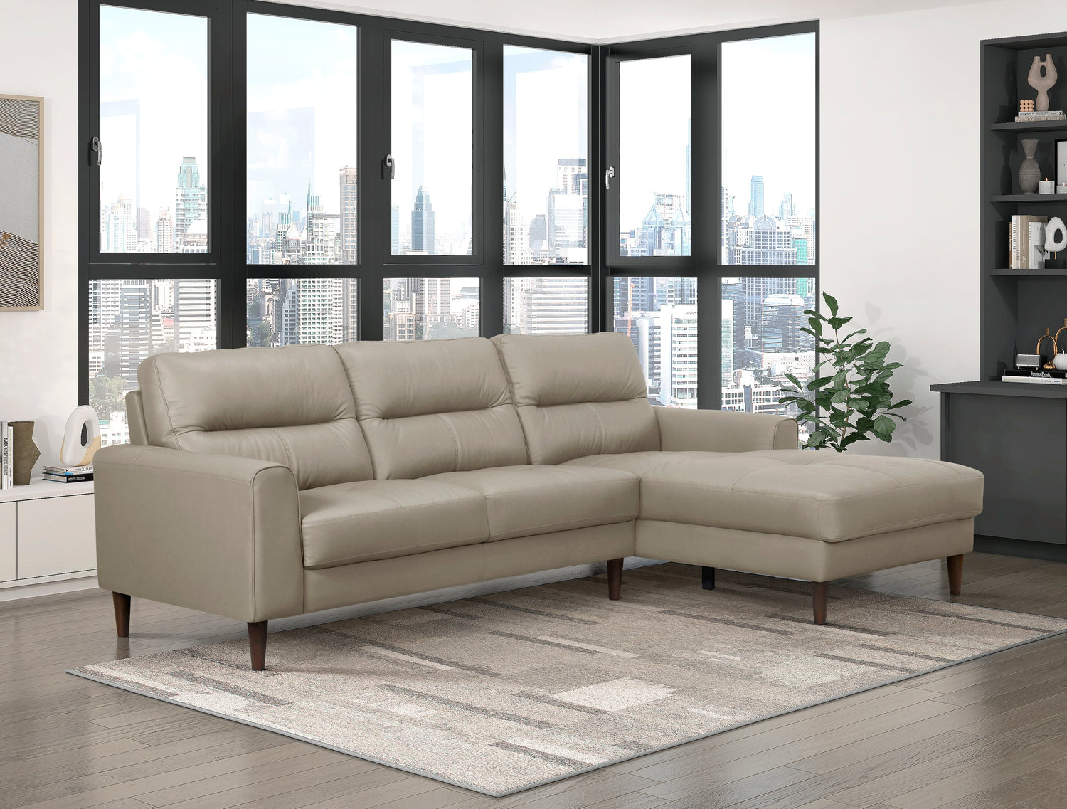 8566LTE*SC 2-Piece Sectional with Right Chaise - 8566LTE*SC - Bien Home Furniture & Electronics