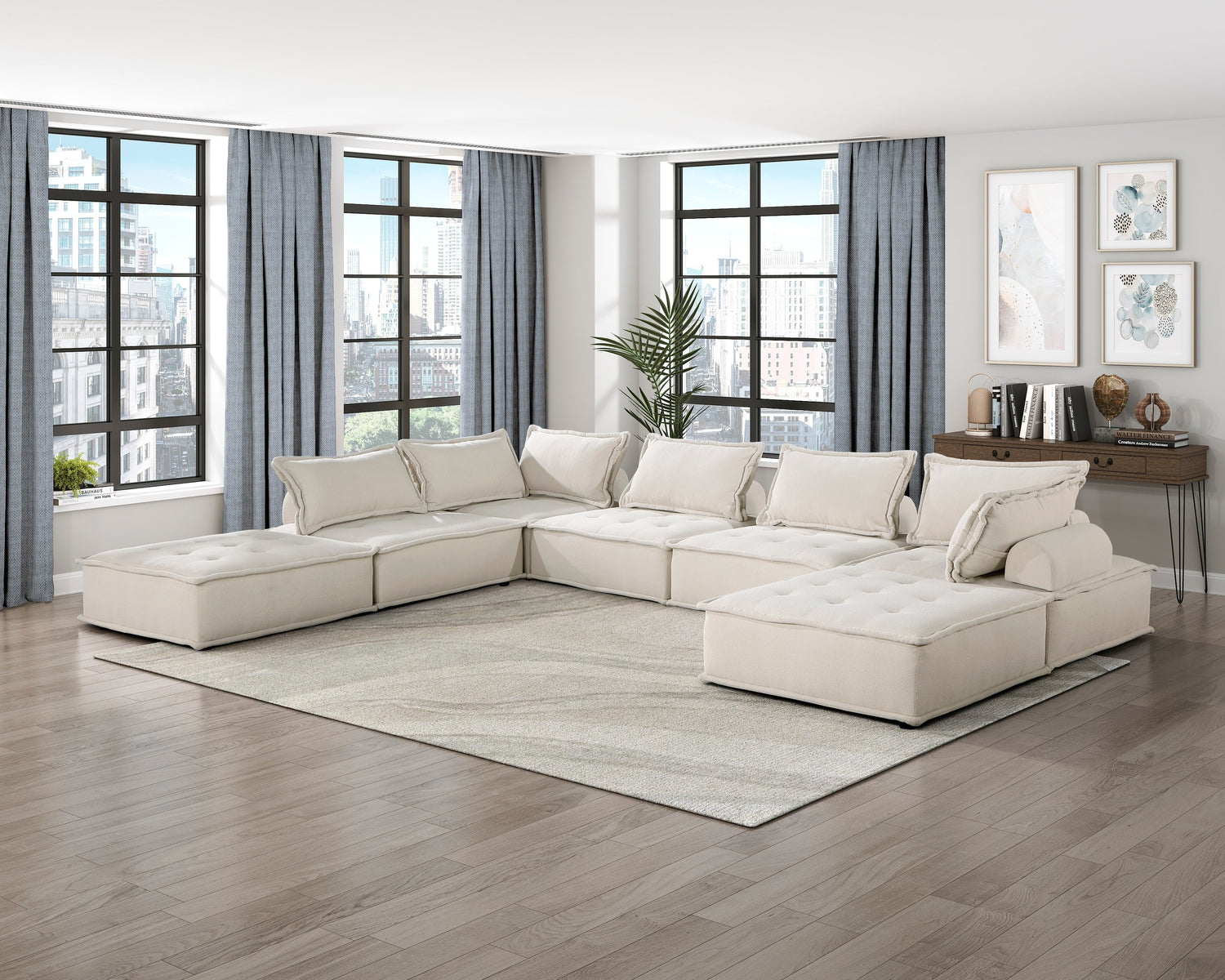 9237BE*7SC (7)7-Piece Modular Sectional - 9237BE*7SC - Bien Home Furniture & Electronics