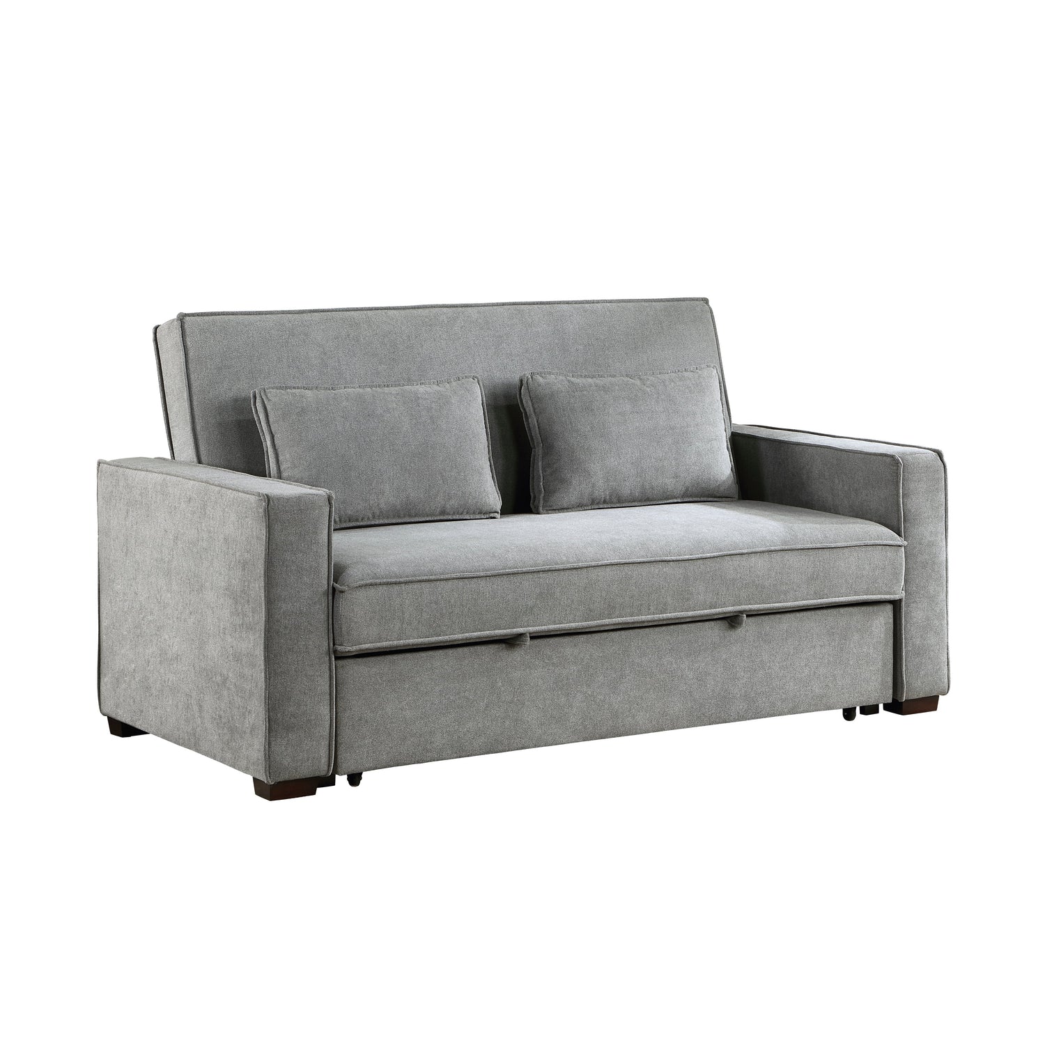 9238GY-3CL Convertible Studio Sofa with Pull-out Bed - 9238GY-3CL - Bien Home Furniture & Electronics