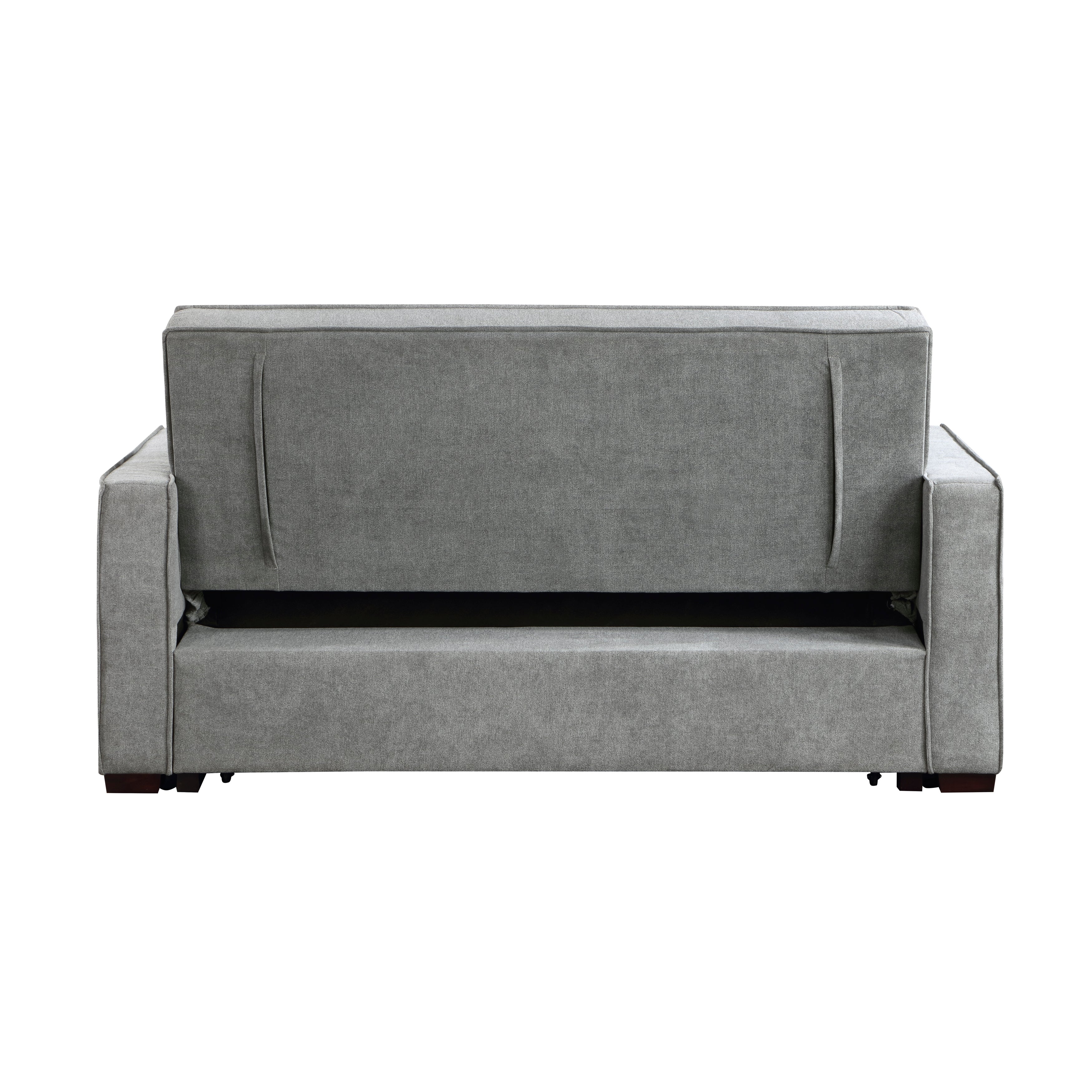 9238GY-3CL Convertible Studio Sofa with Pull-out Bed - 9238GY-3CL - Bien Home Furniture & Electronics