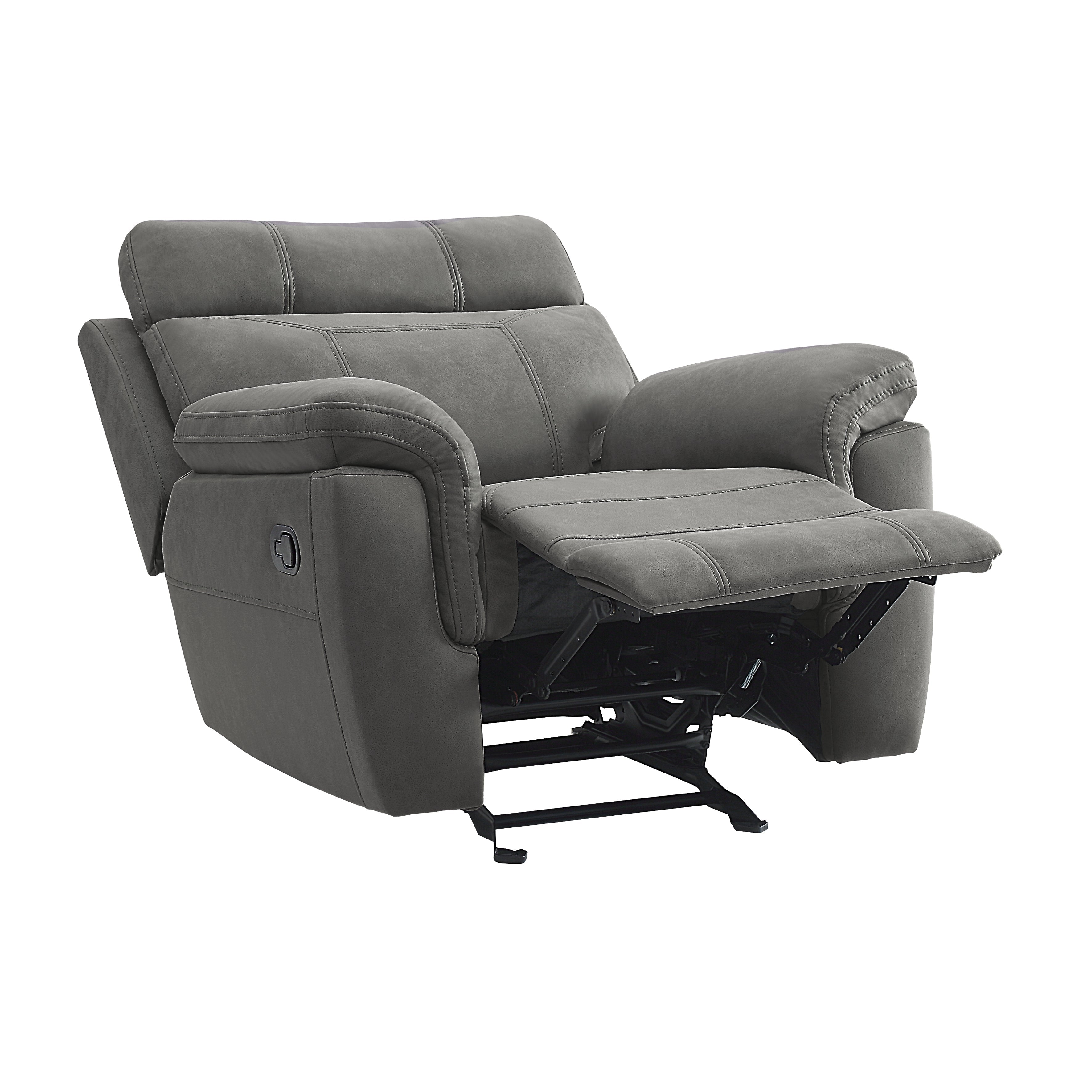 9301GRY-1 Glider Reclining Chair - 9301GRY-1 - Bien Home Furniture & Electronics