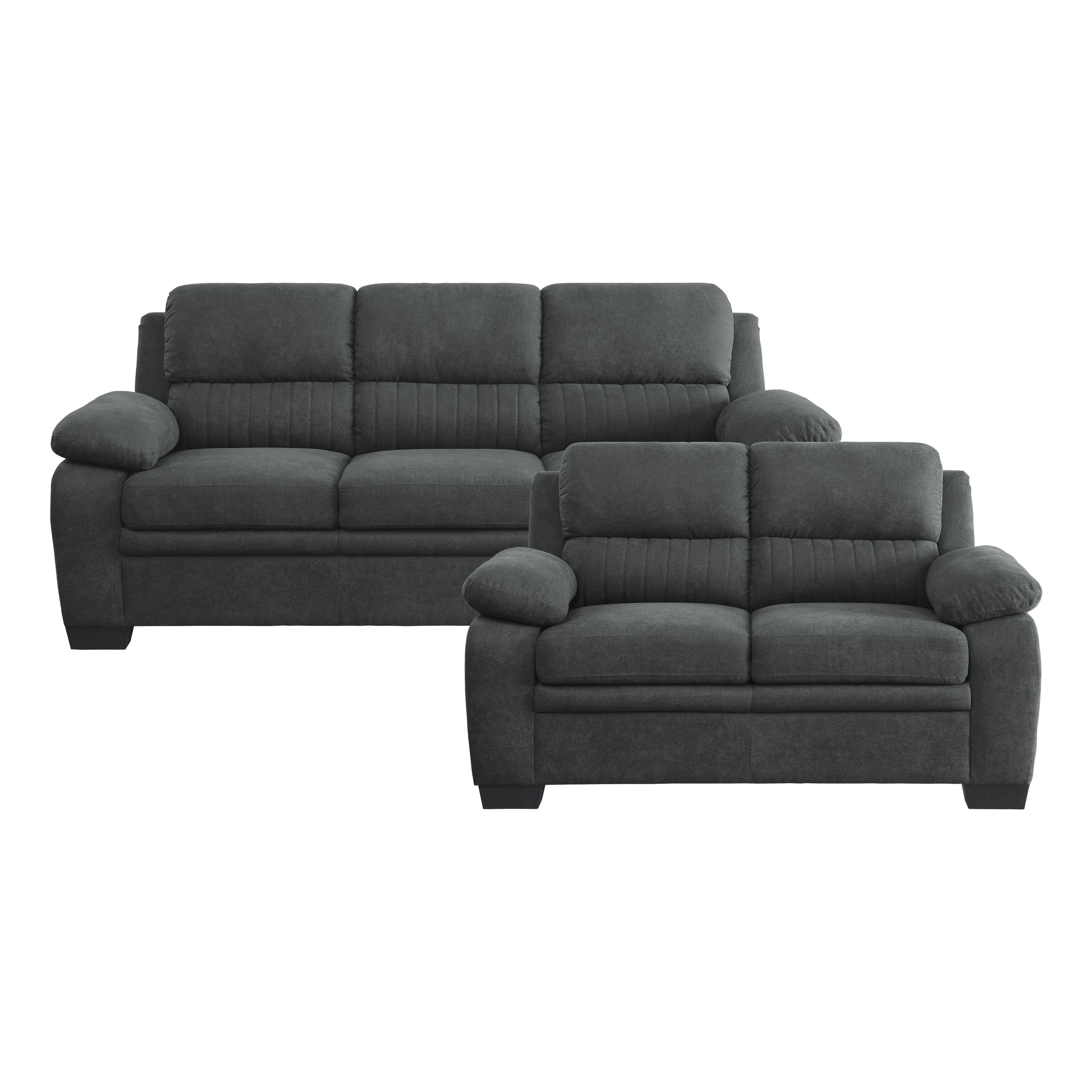 9333DG*2 2pc Set: Sofa, Love - 9333DG*2 - Bien Home Furniture & Electronics