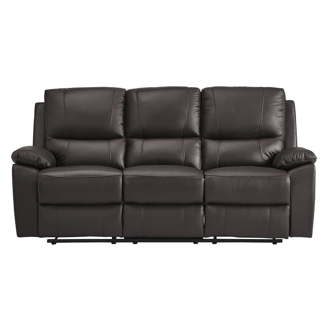 9368BRW-3 Double Reclining Sofa - 9368BRW-3 - Bien Home Furniture & Electronics