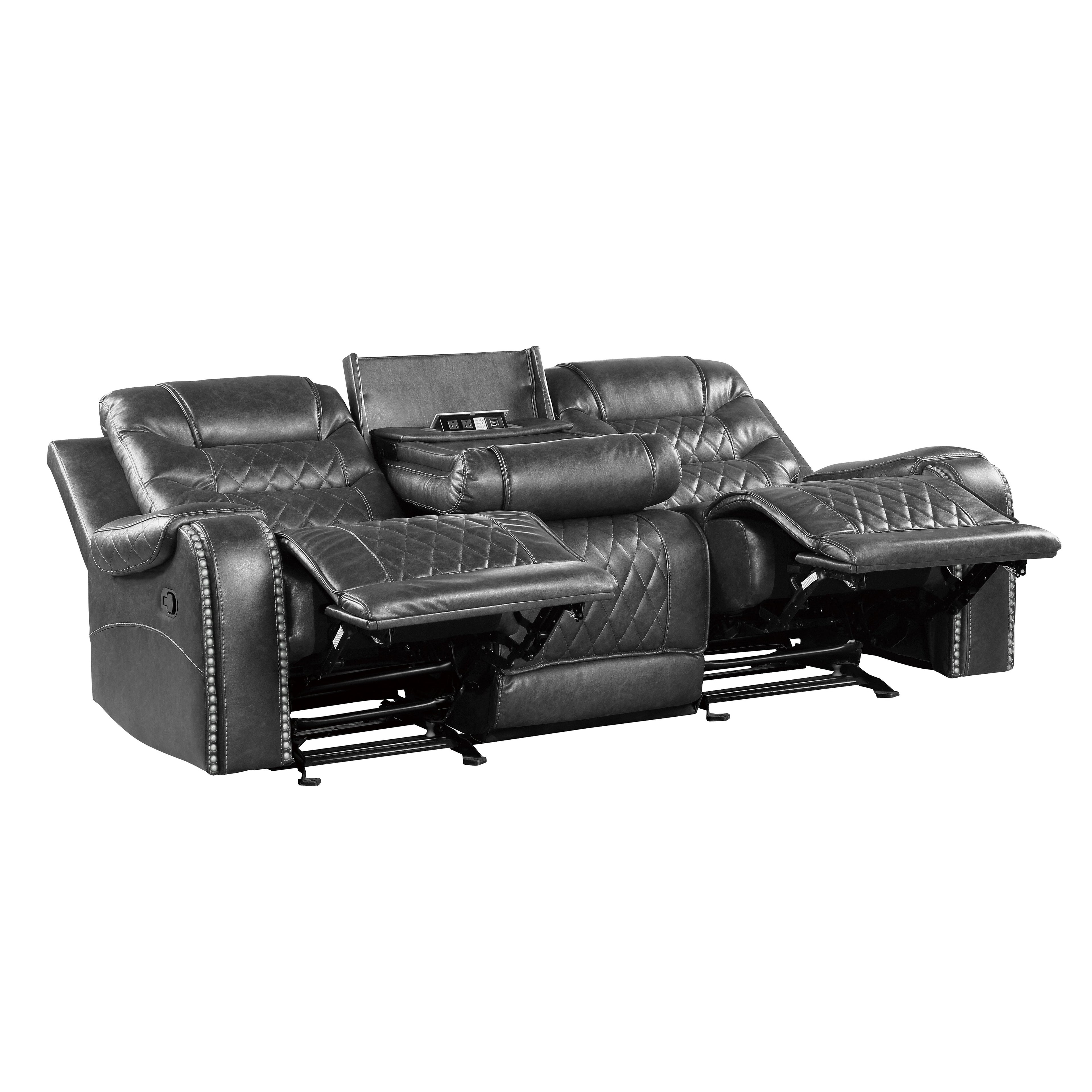 9405GY*2 2pc Set: Sofa, Love - 9405GY*2 - Bien Home Furniture & Electronics
