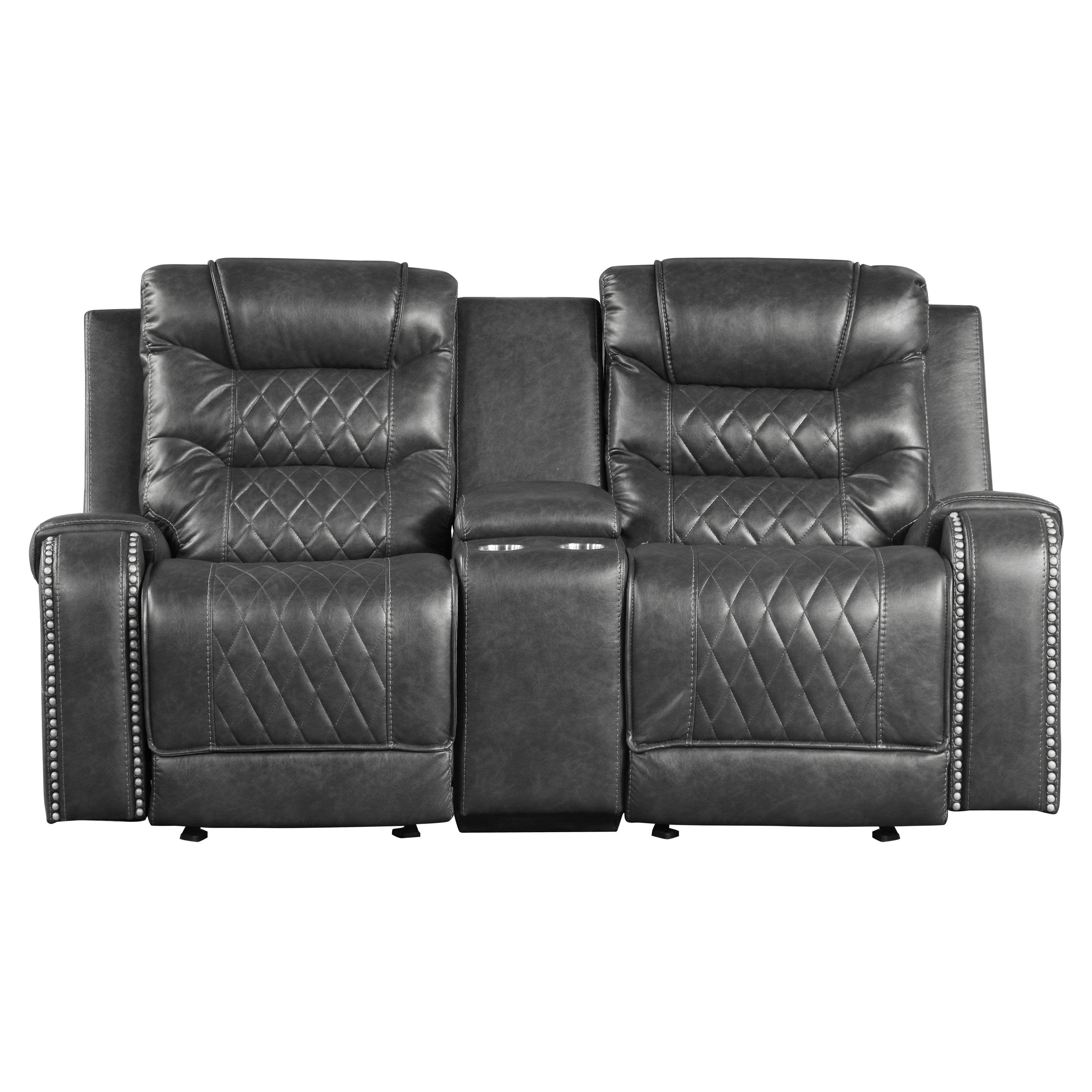 9405GY*2 2pc Set: Sofa, Love - 9405GY*2 - Bien Home Furniture & Electronics