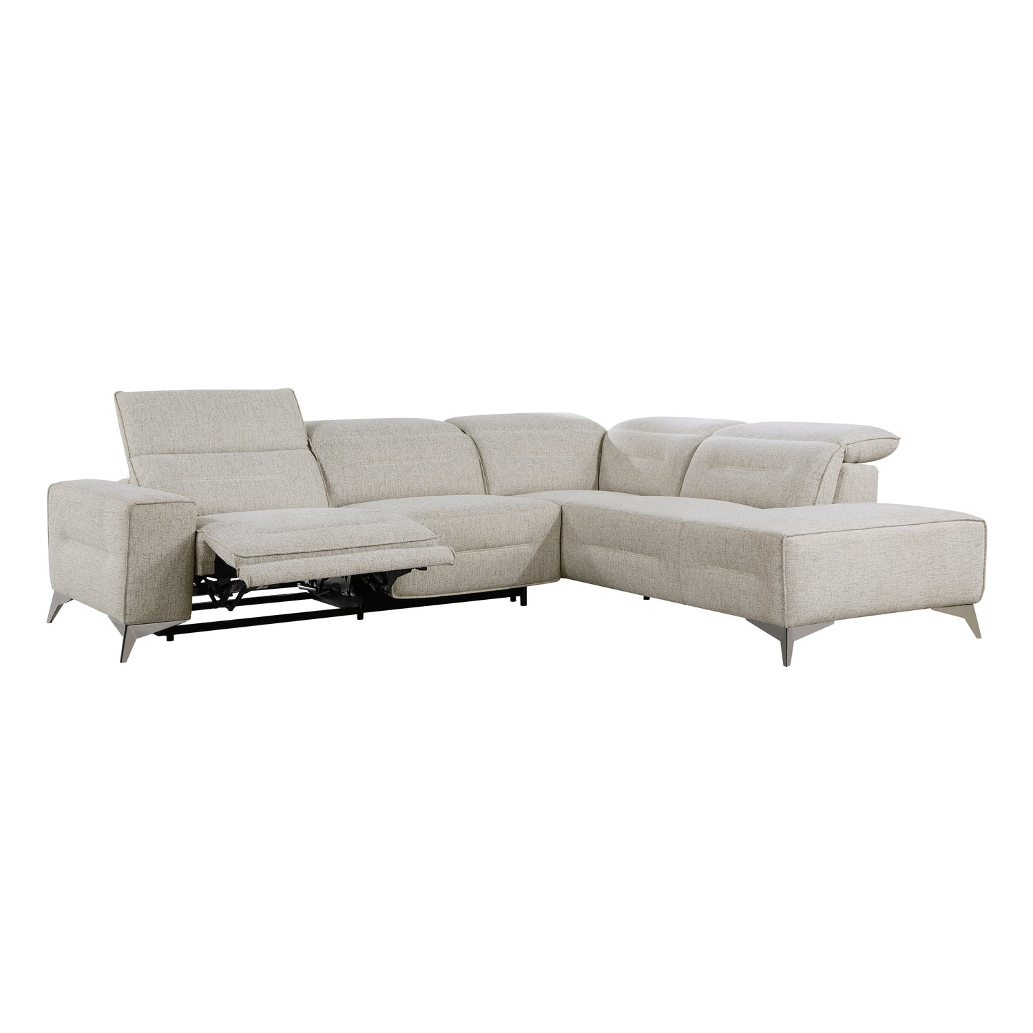 9414*SCPW (2)2-Piece Power Reclining Sectional with Right Chaise - 9414*SCPW - Bien Home Furniture & Electronics