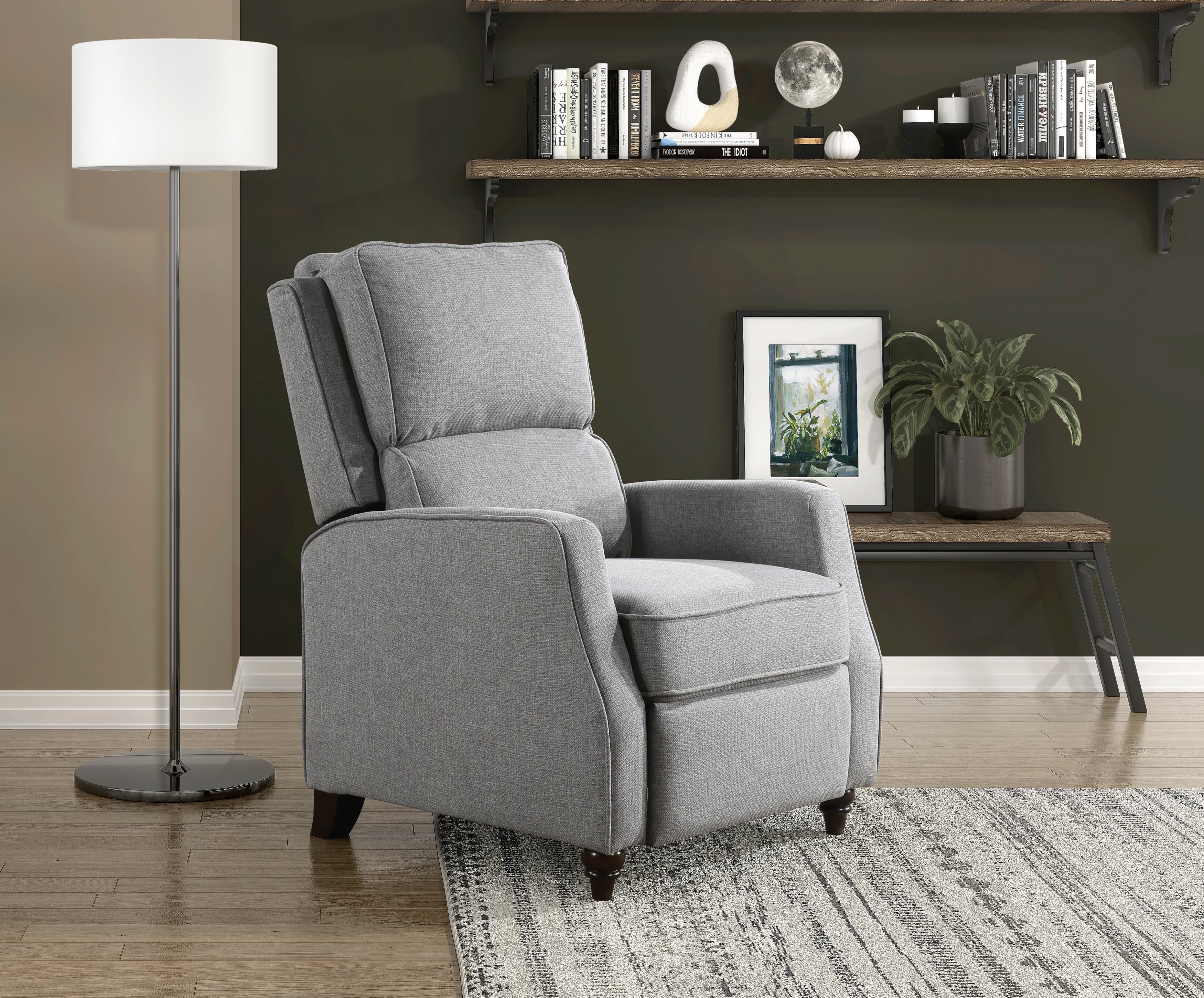9418GY-1 Push Back Reclining Chair - 9418GY-1 - Bien Home Furniture & Electronics
