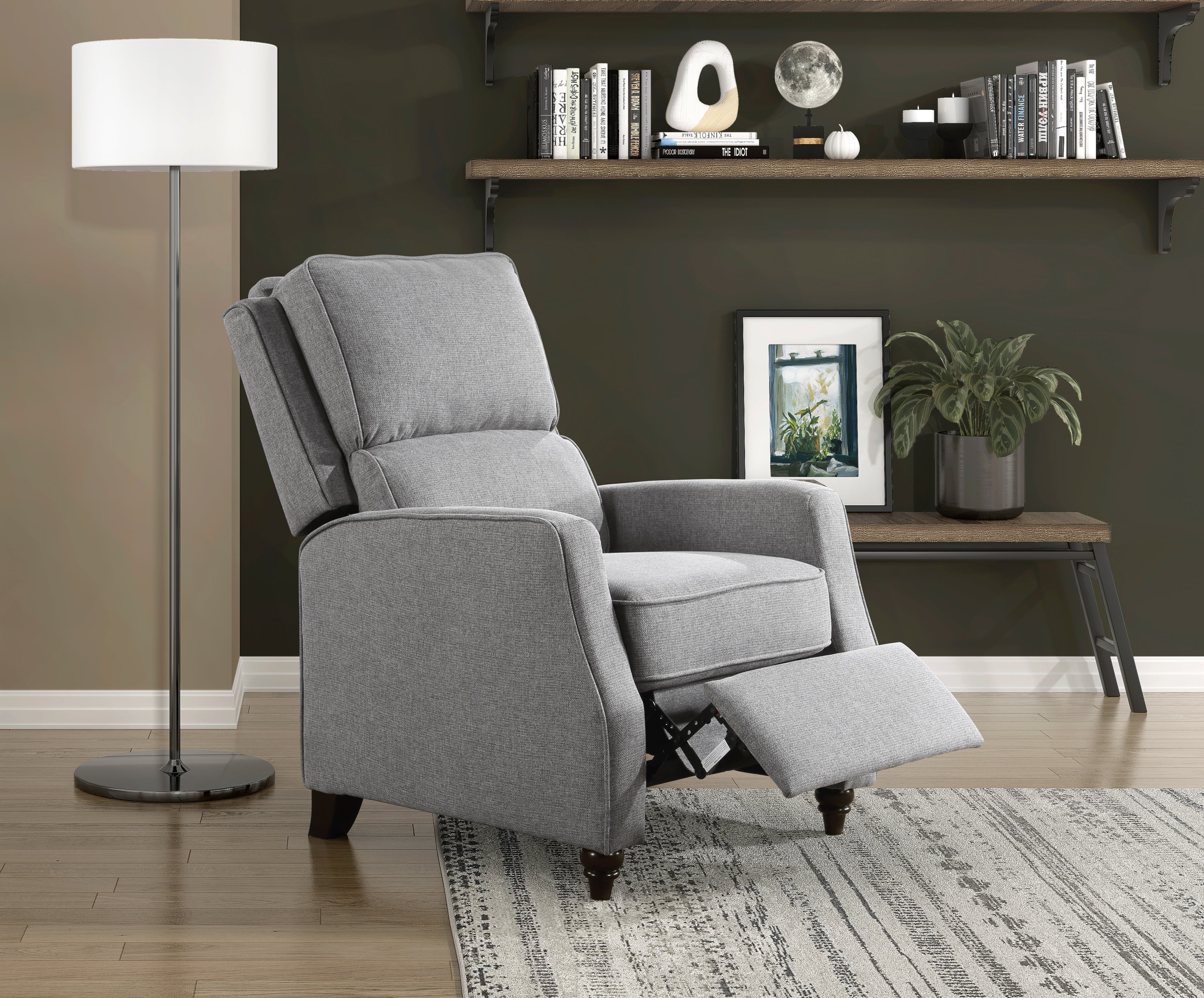 9418GY-1 Push Back Reclining Chair - 9418GY-1 - Bien Home Furniture & Electronics