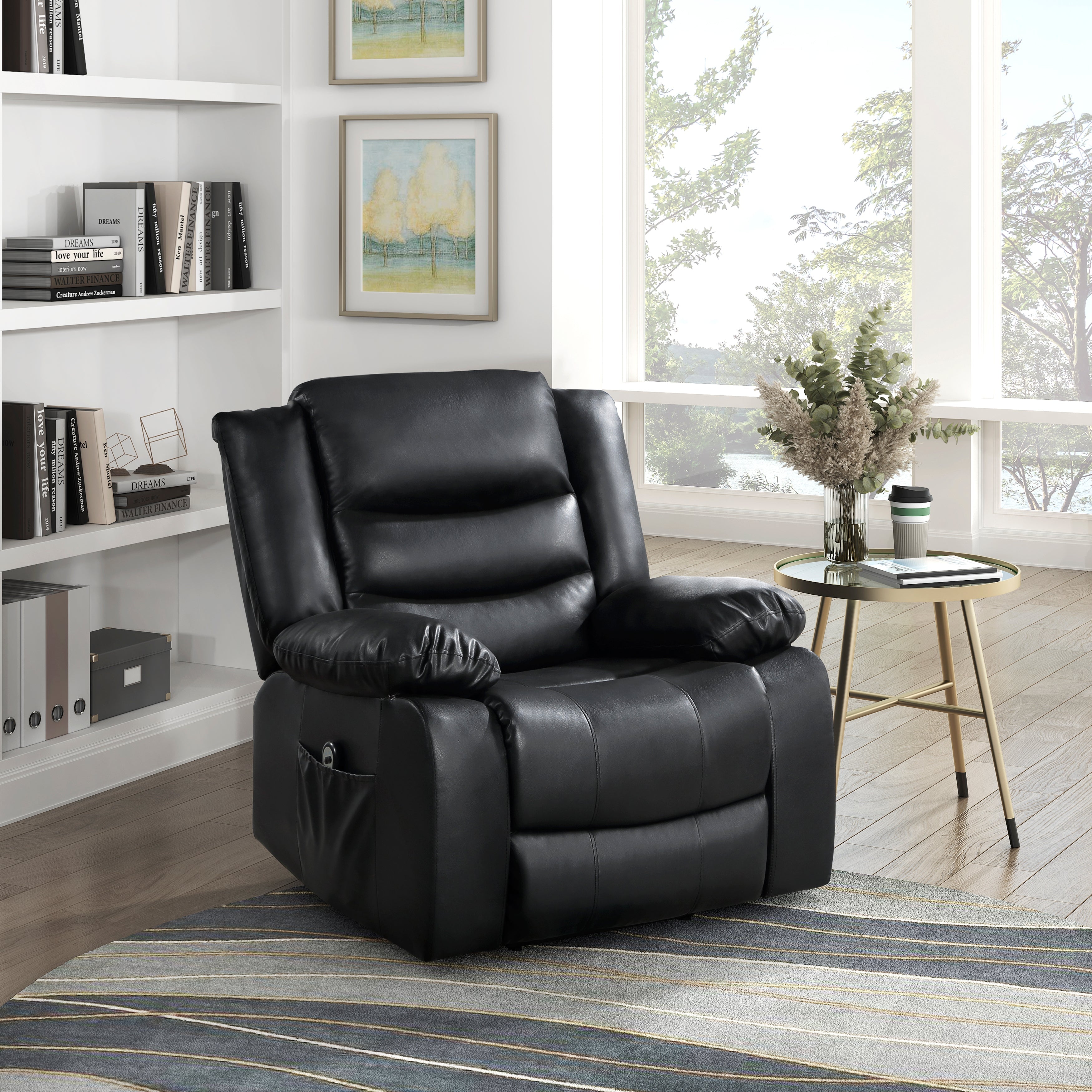 9423BLK-1LT Power Lift Chair - 9423BLK-1LT - Bien Home Furniture & Electronics