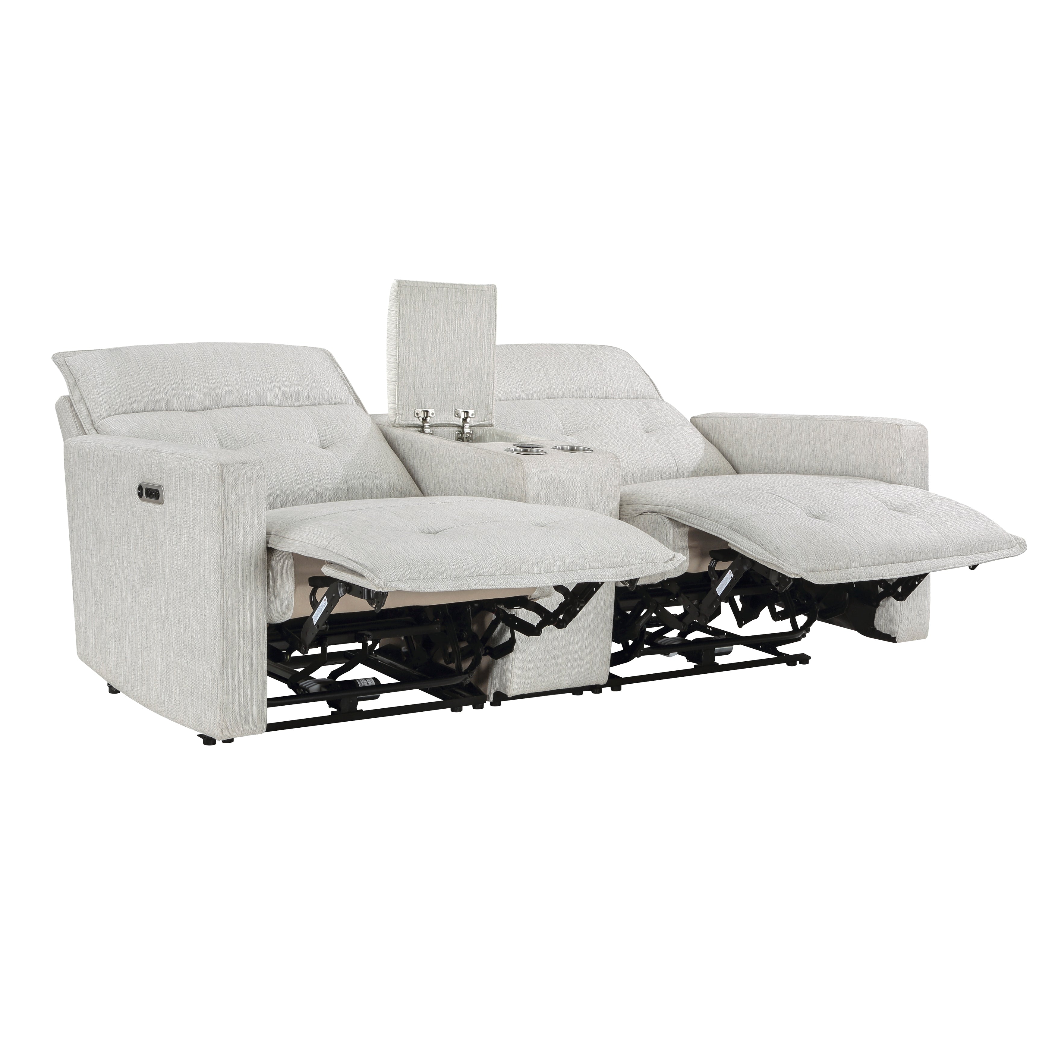 9444HMP-2CNPWH* (3)Power Double Reclining Love Seat with Center Console and Power Headrests - 9444HMP-2CNPWH* - Bien Home Furniture & Electronics