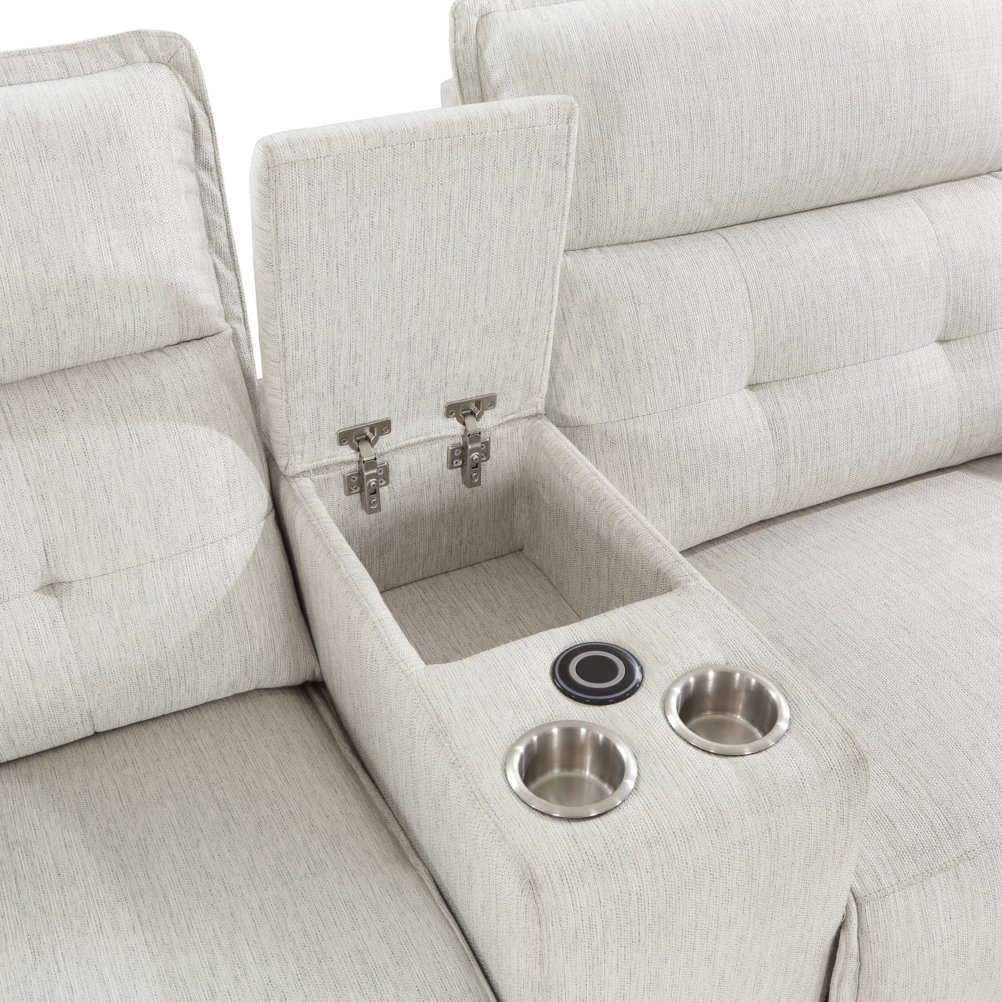 9444HMP-2CNPWH* (3)Power Double Reclining Love Seat with Center Console and Power Headrests - 9444HMP-2CNPWH* - Bien Home Furniture & Electronics