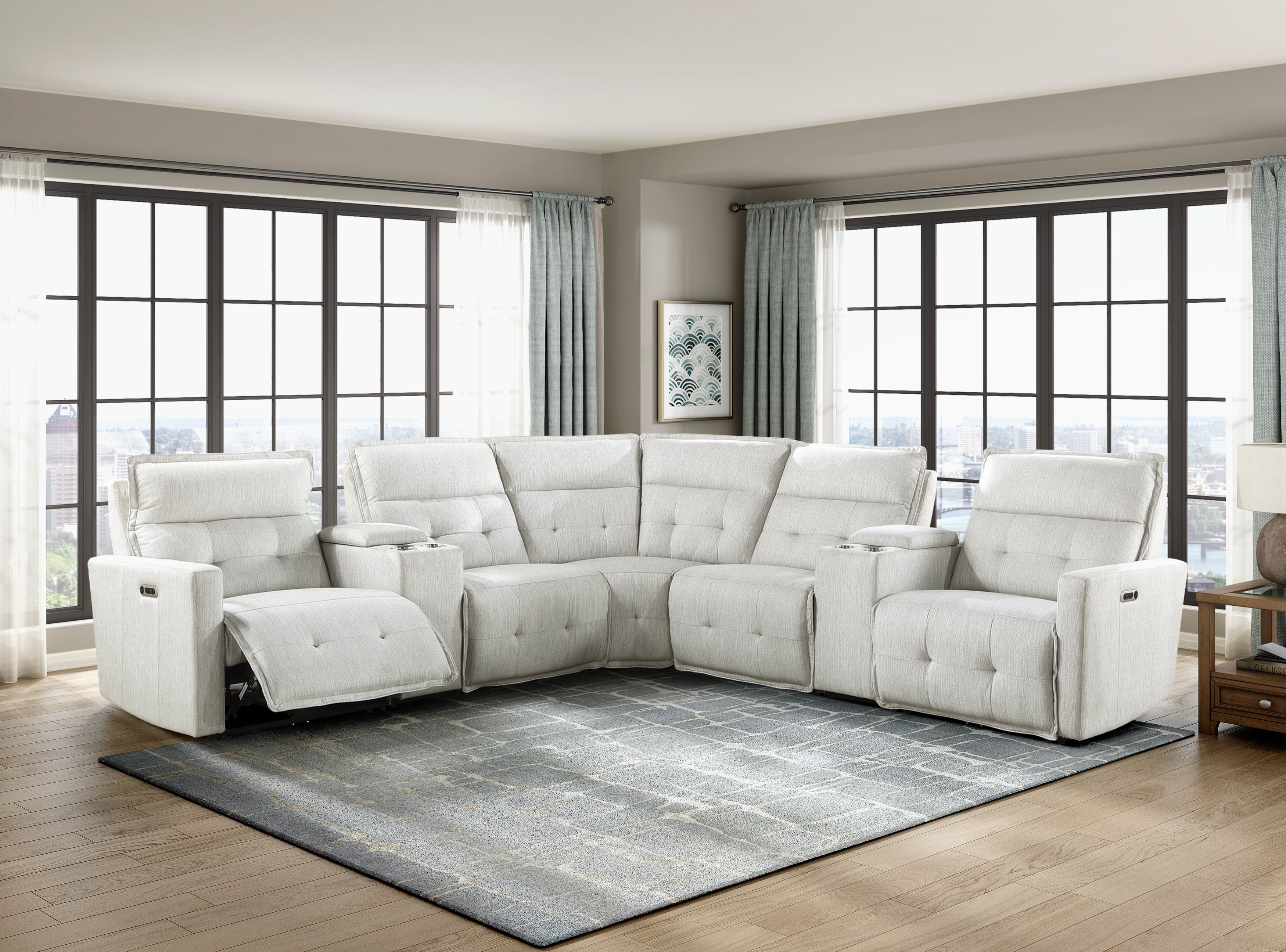 9444HMP-AC (3/6)Armless Chair - 9444HMP-AC - Bien Home Furniture & Electronics