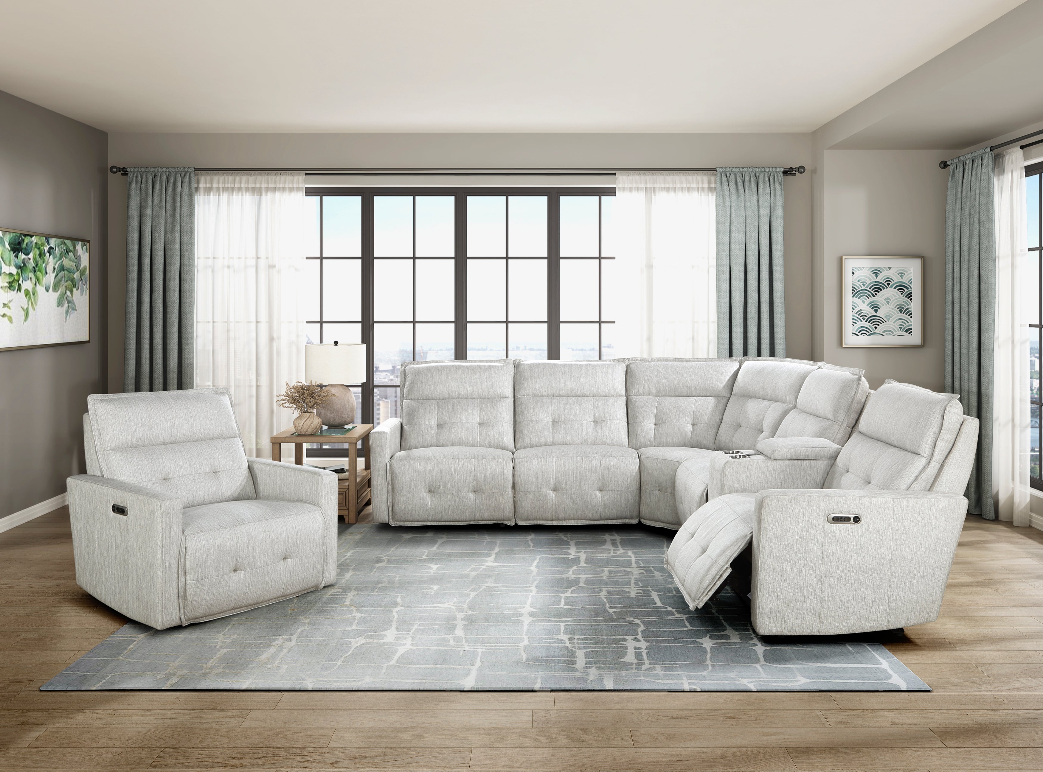 9444HMP-CR (6/6)Corner Seat - 9444HMP-CR - Bien Home Furniture & Electronics