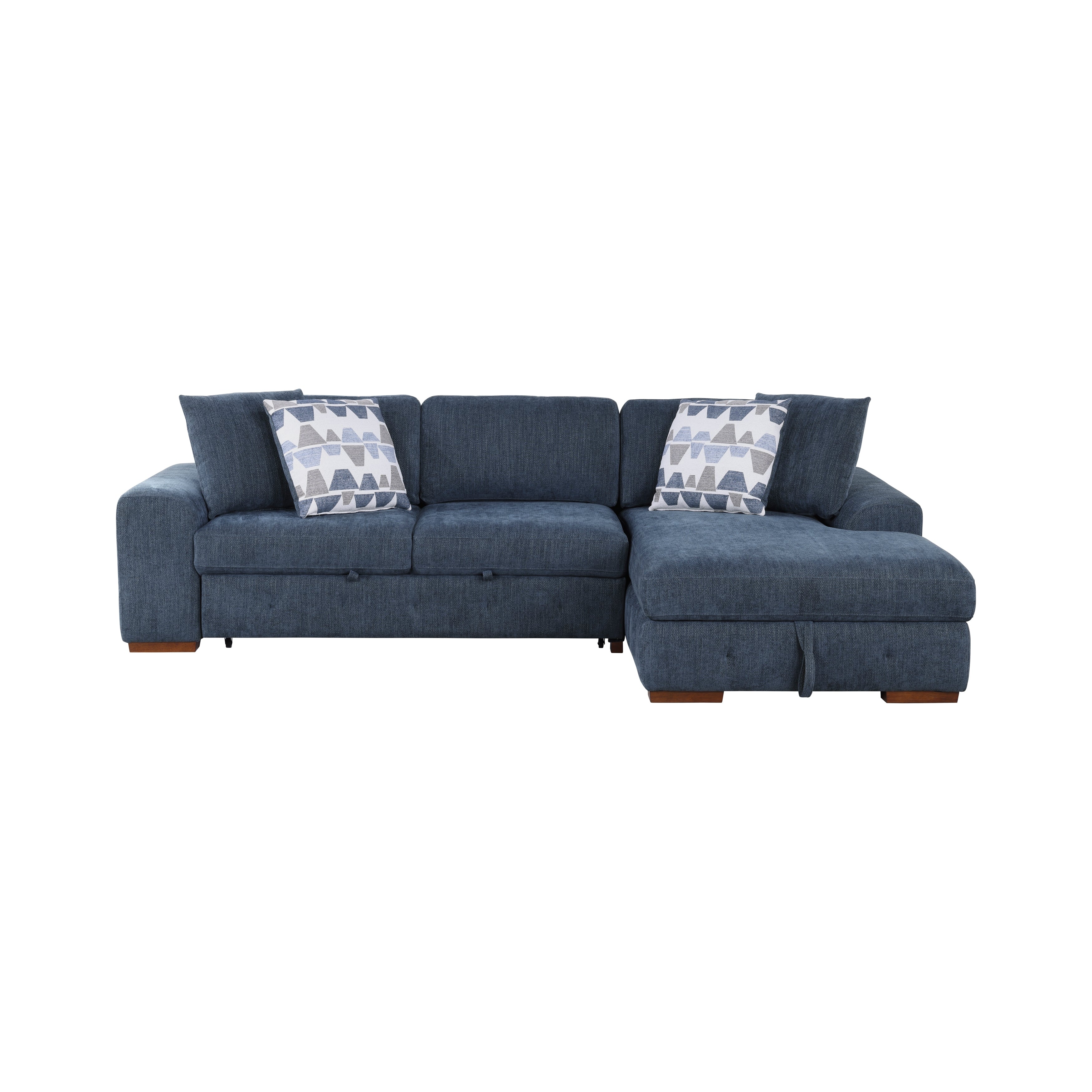 9624BU*22LRC (2)2-Piece Sectional with Right Chaise - 9624BU*22LRC - Bien Home Furniture & Electronics