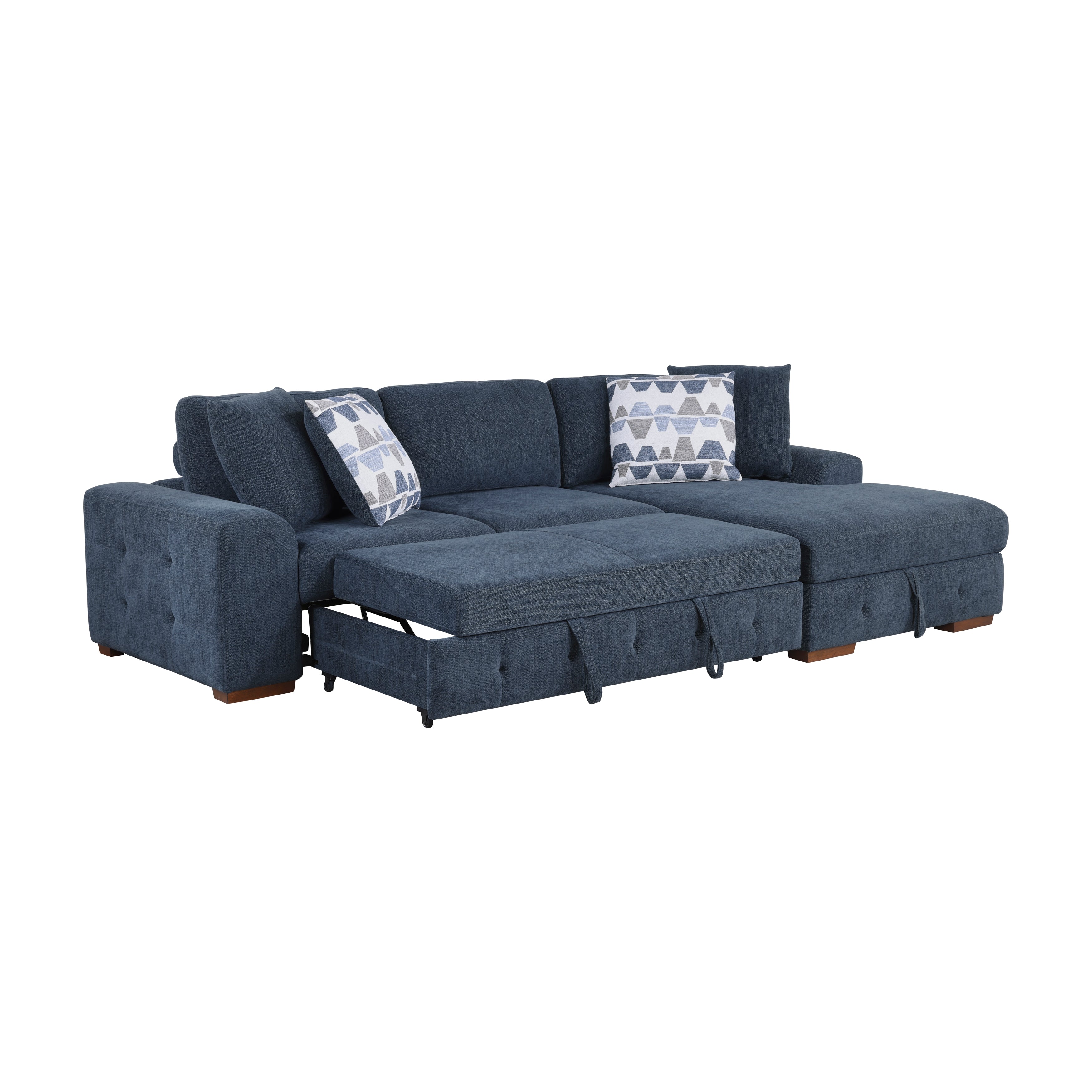 9624BU*22LRC (2)2-Piece Sectional with Right Chaise - 9624BU*22LRC - Bien Home Furniture & Electronics