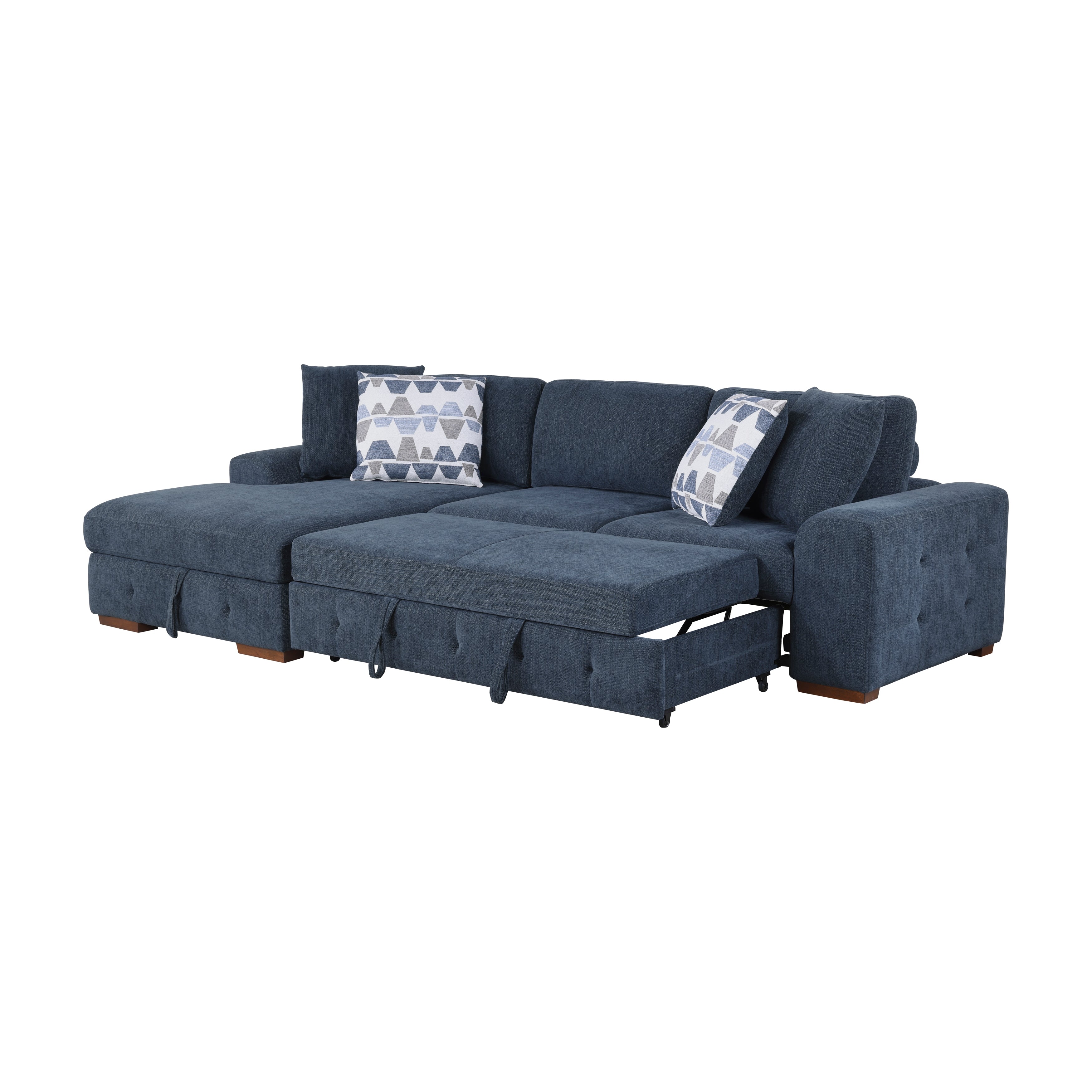 9624BU*2LC2R (2)2-Piece Sectional with Left Chaise - 9624BU*2LC2R - Bien Home Furniture & Electronics