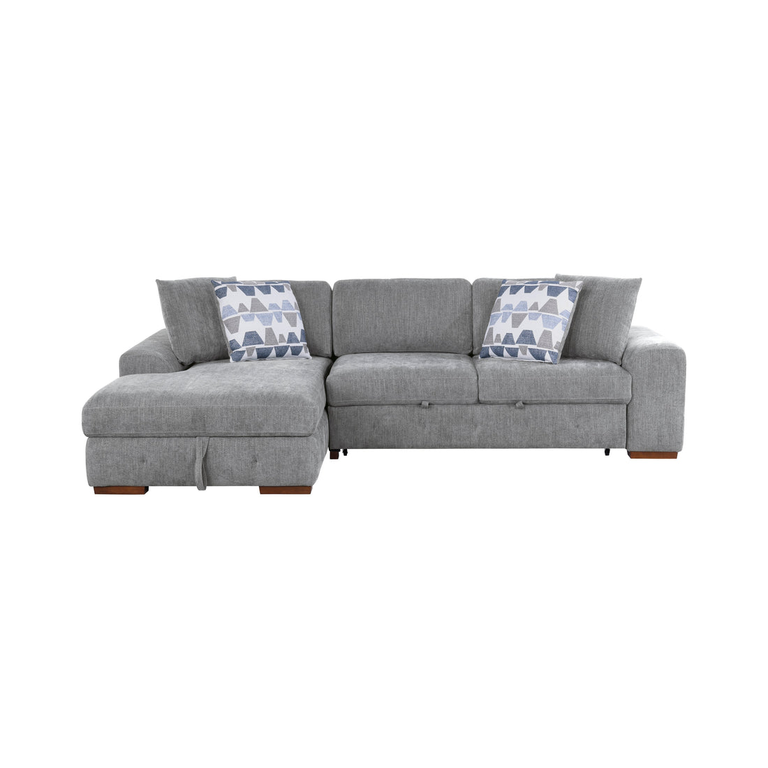 9624GY*2LC2R (2)2-Piece Sectional with Left Chaise - 9624GY*2LC2R - Bien Home Furniture & Electronics