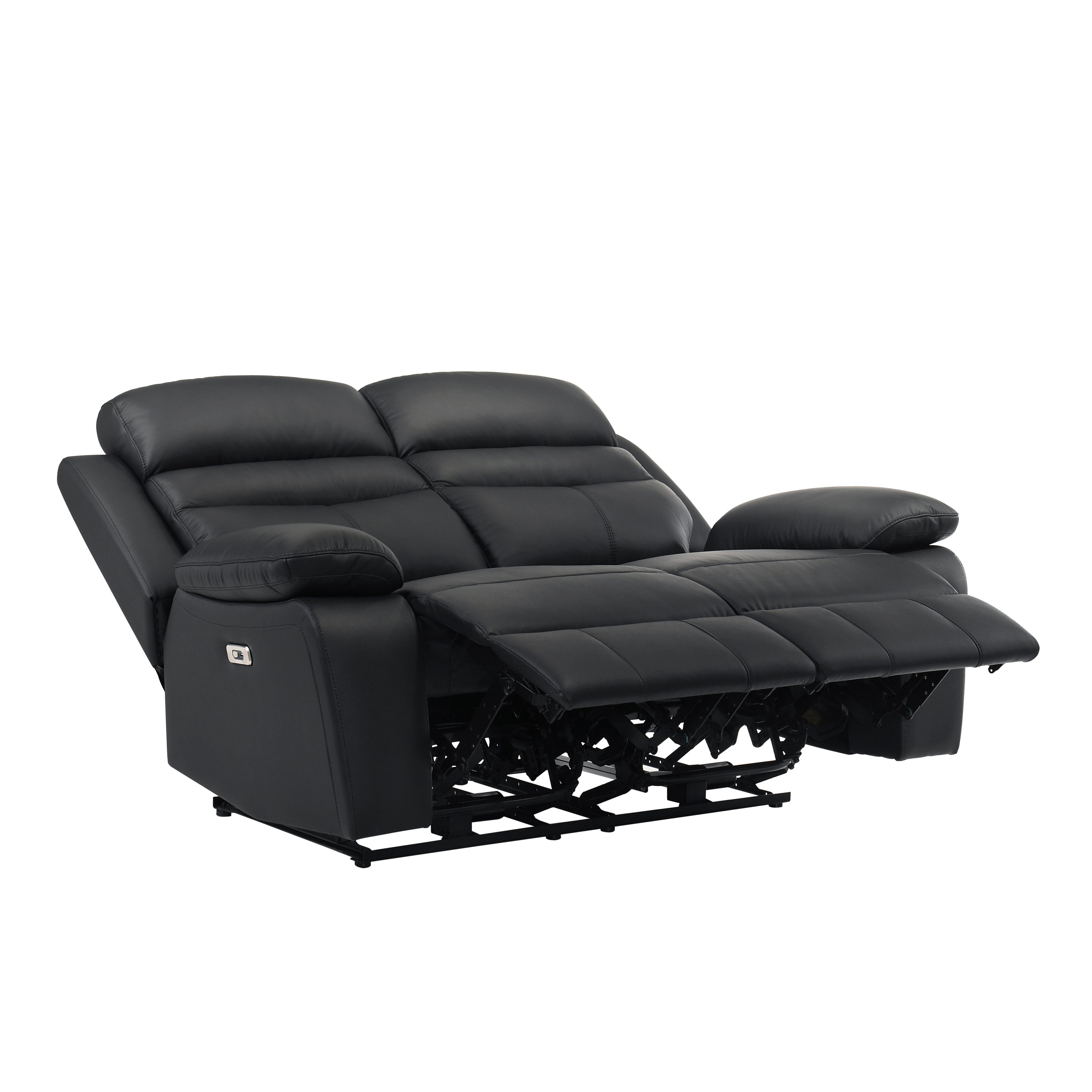 9628BLK*2PW 2pc Set: Sofa, Love (Power) - 9628BLK*2PW - Bien Home Furniture & Electronics