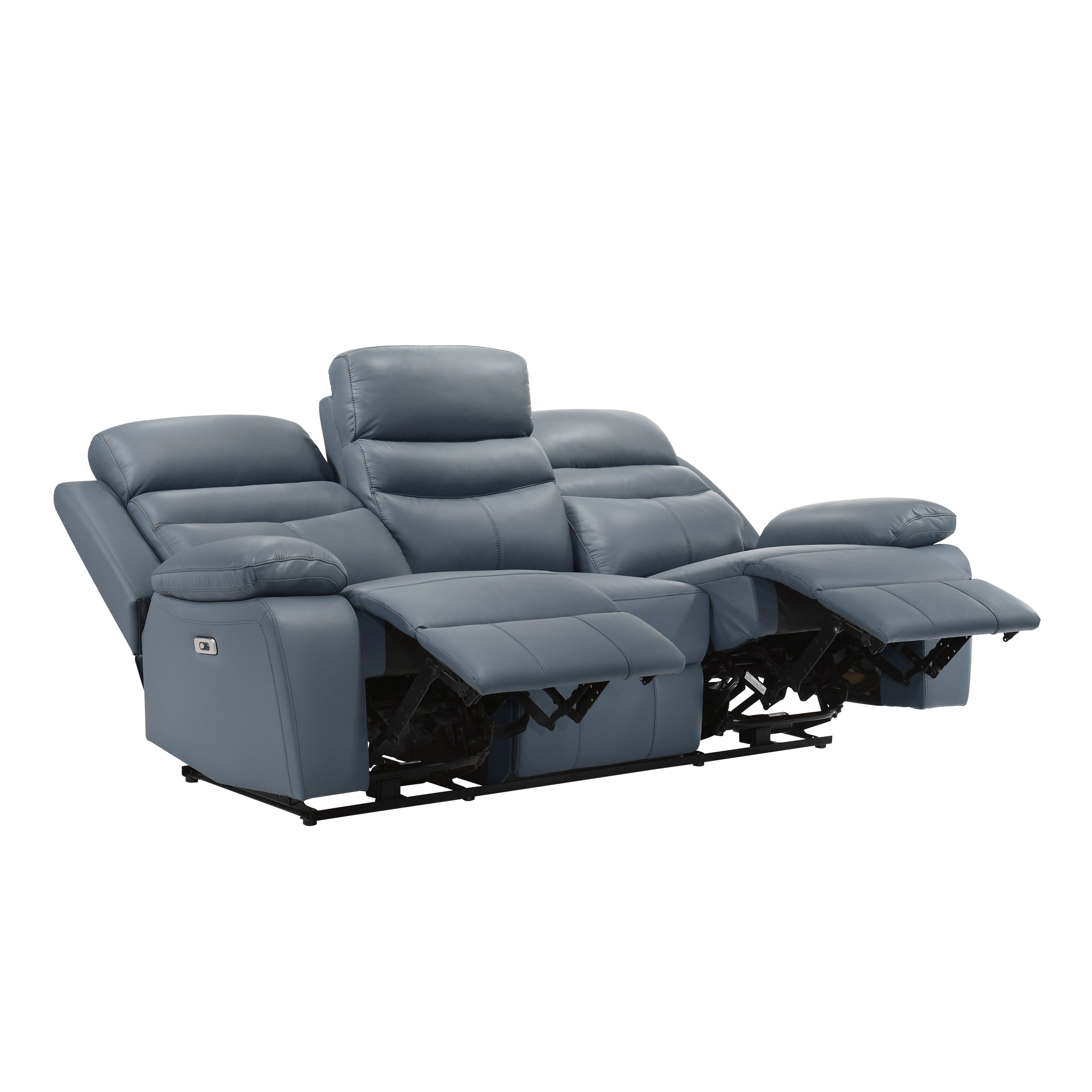 9628BUE-3PW Power Double Reclining Sofa - 9628BUE-3PW - Bien Home Furniture & Electronics