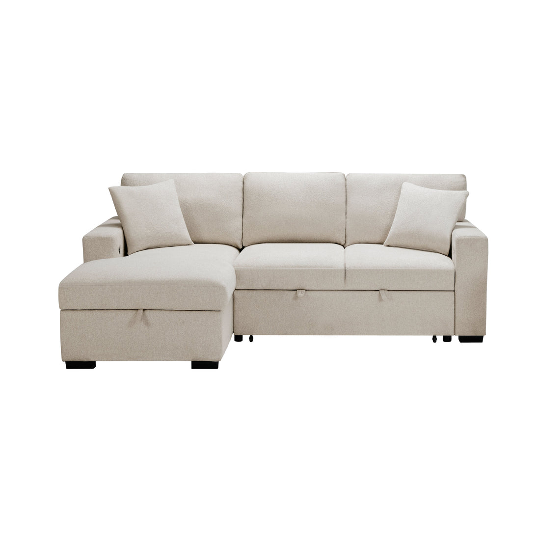 9630BE*2LC2R (2) Sectional with Left Chaise, Pull-out Bed and Hidden Storage - 9630BE*2LC2R - Bien Home Furniture & Electronics