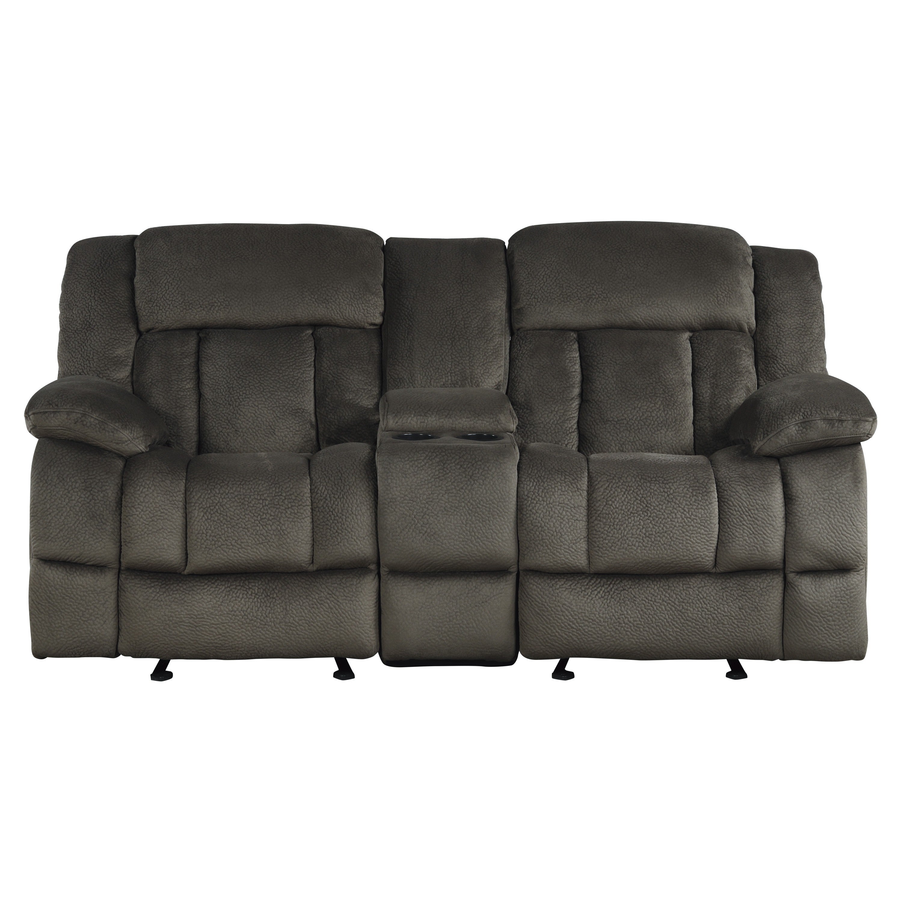9636-2 Double Glider Reclining Loveseat with Center Console - 9636-2 - Bien Home Furniture & Electronics