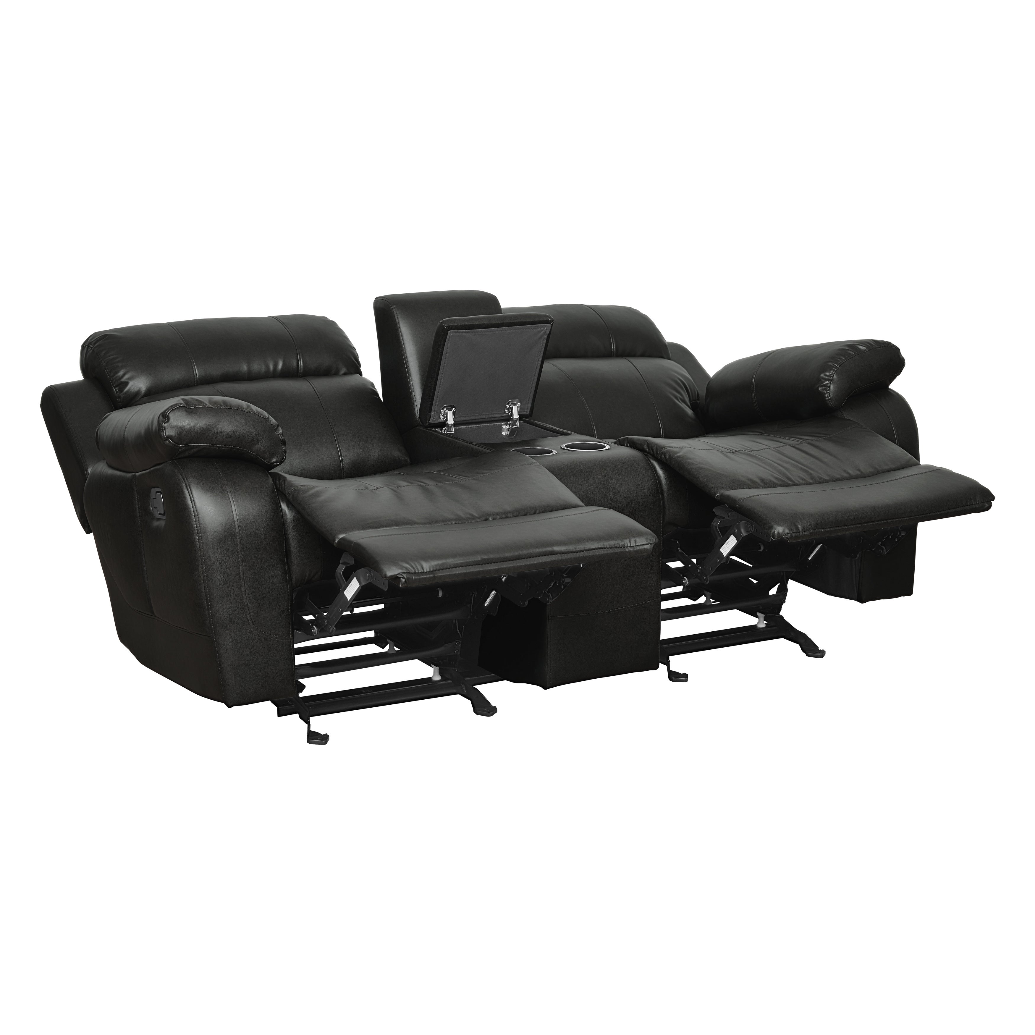 9724BLK*2 2pc Set: Sofa, Love - 9724BLK*2 - Bien Home Furniture & Electronics
