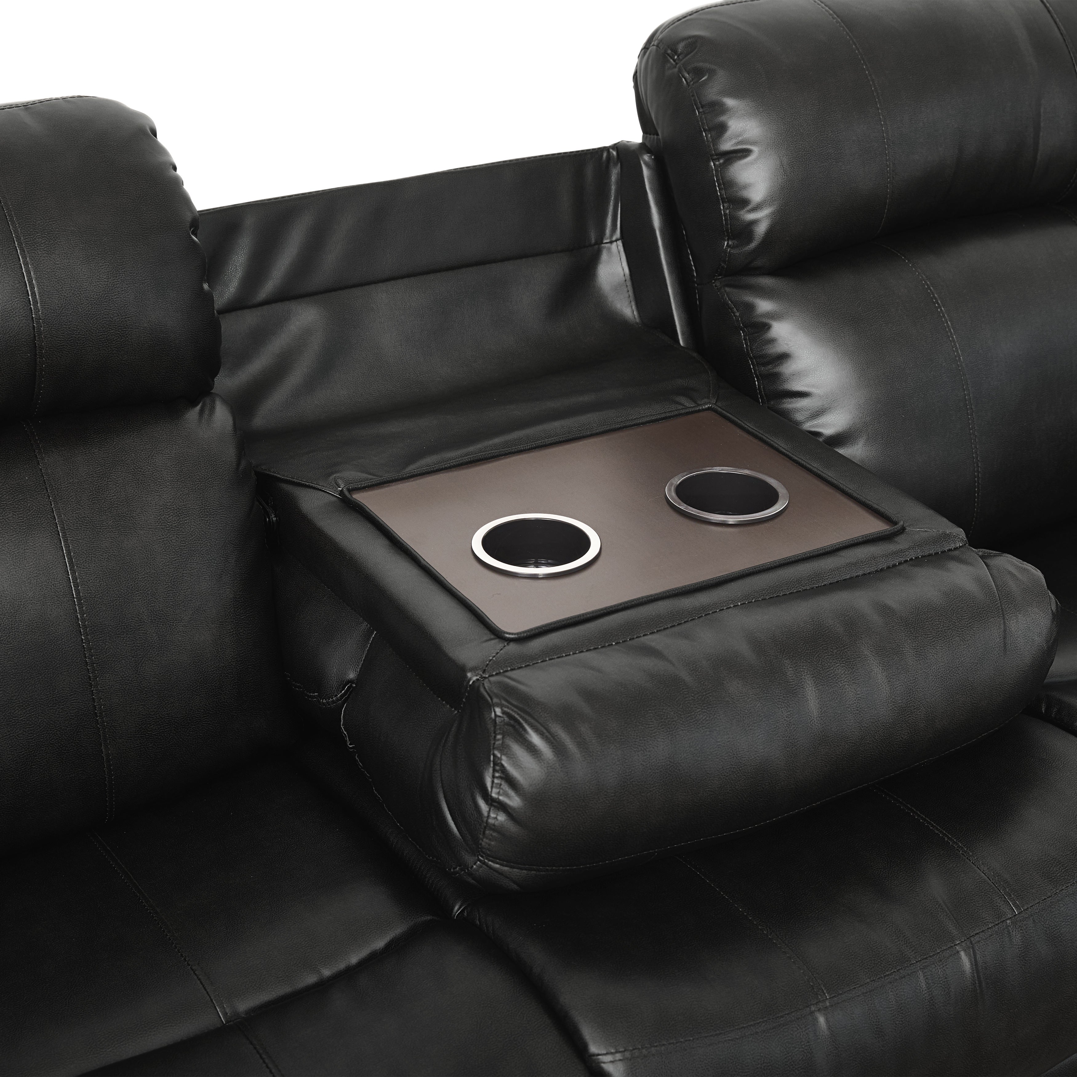 9724BLK*2 2pc Set: Sofa, Love - 9724BLK*2 - Bien Home Furniture & Electronics