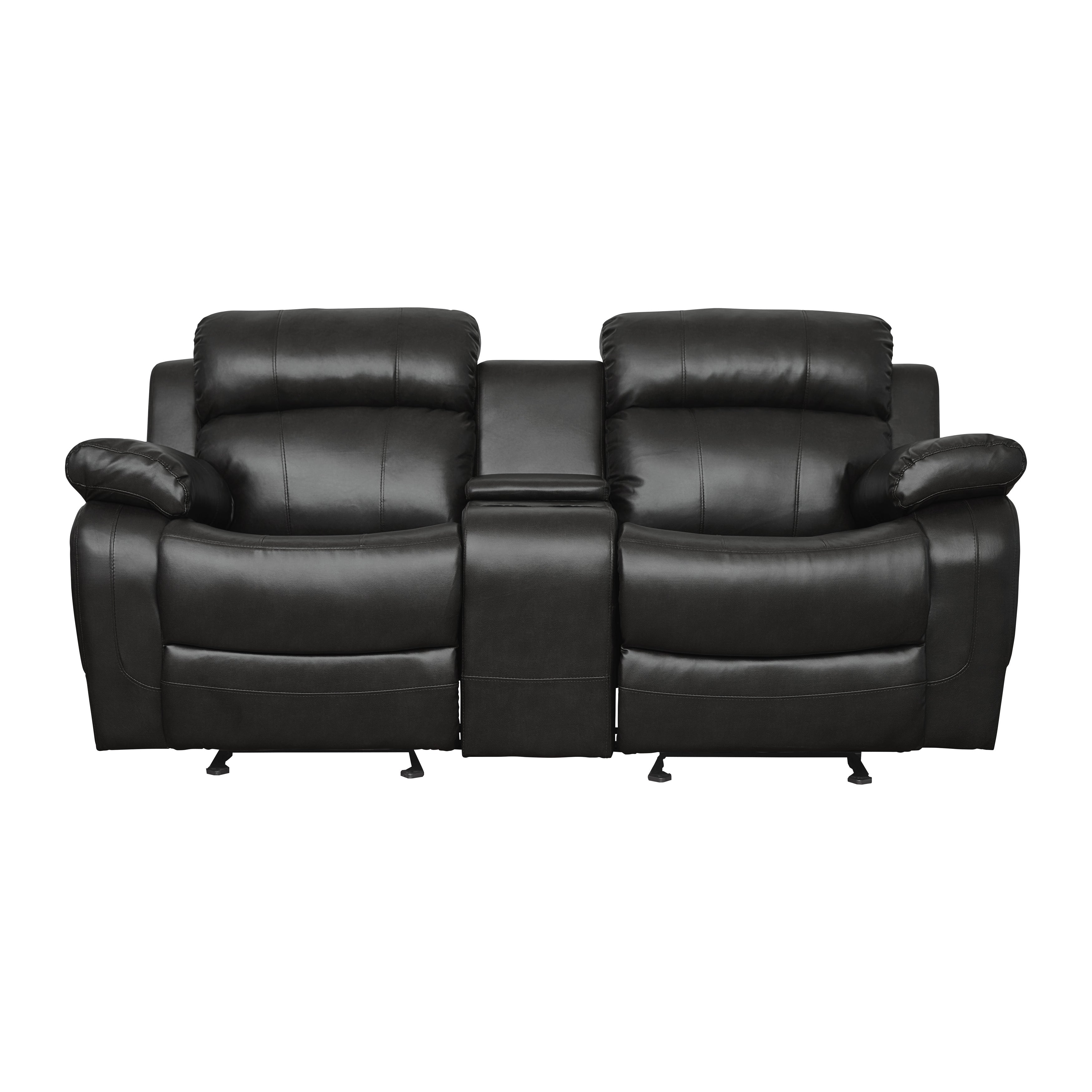 9724BLK*2 2pc Set: Sofa, Love - 9724BLK*2 - Bien Home Furniture & Electronics