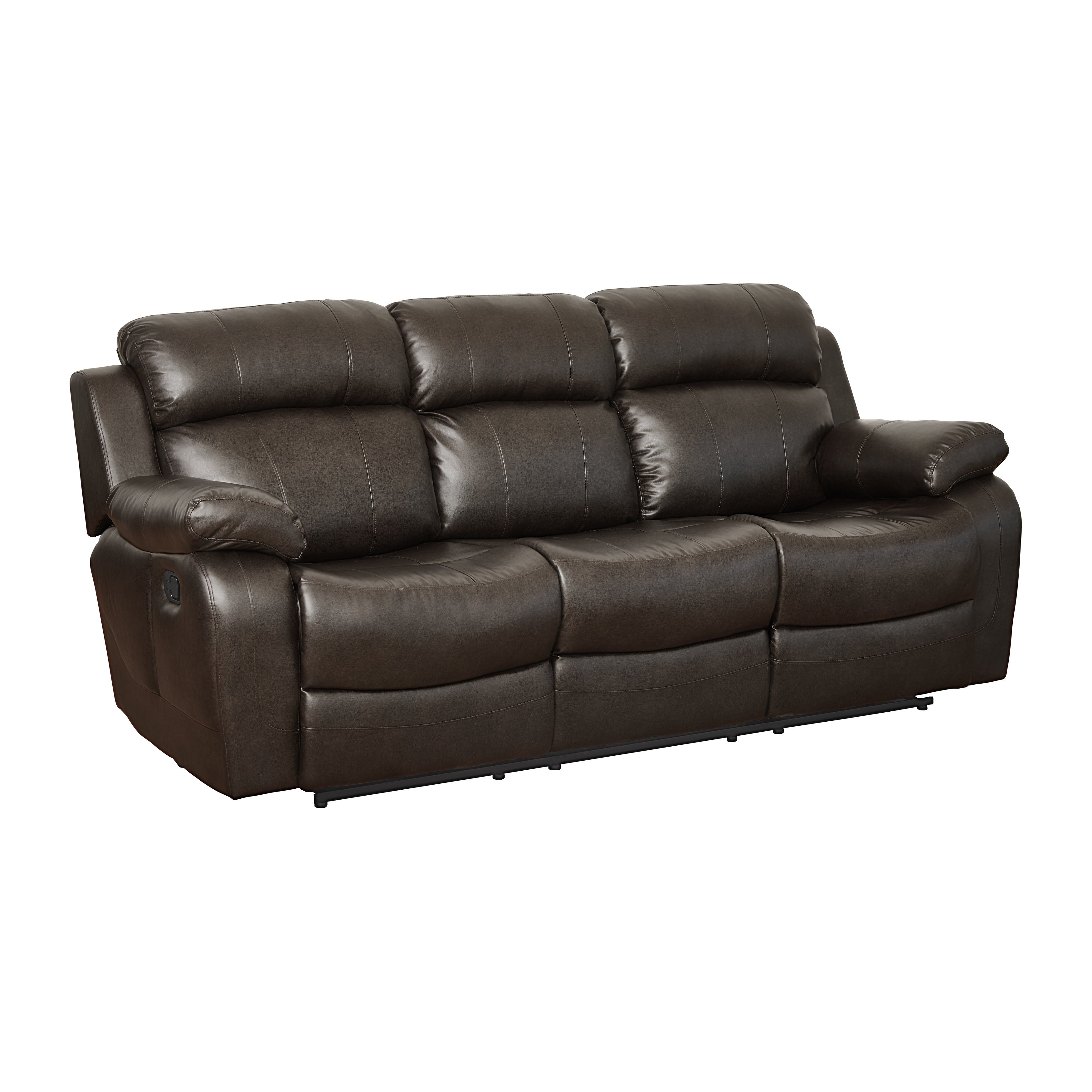 9724BRW*2 2pc Set: Sofa, Love - 9724BRW*2 - Bien Home Furniture & Electronics