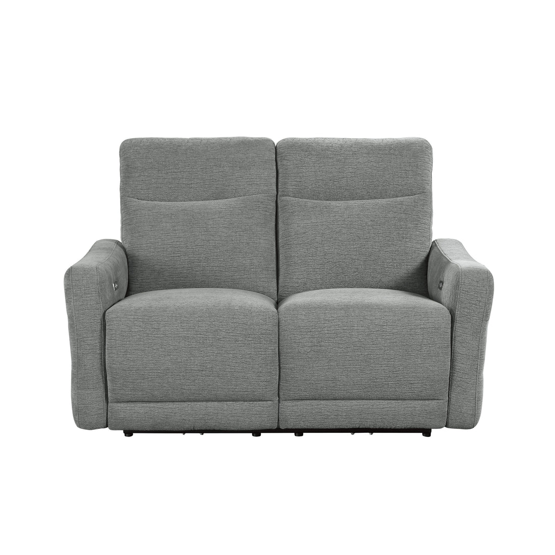 9804DV-2PWH Power Double Lay Flat Reclining Loveseat with Power Headrests and USB Ports - 9804DV-2PWH - Bien Home Furniture & Electronics