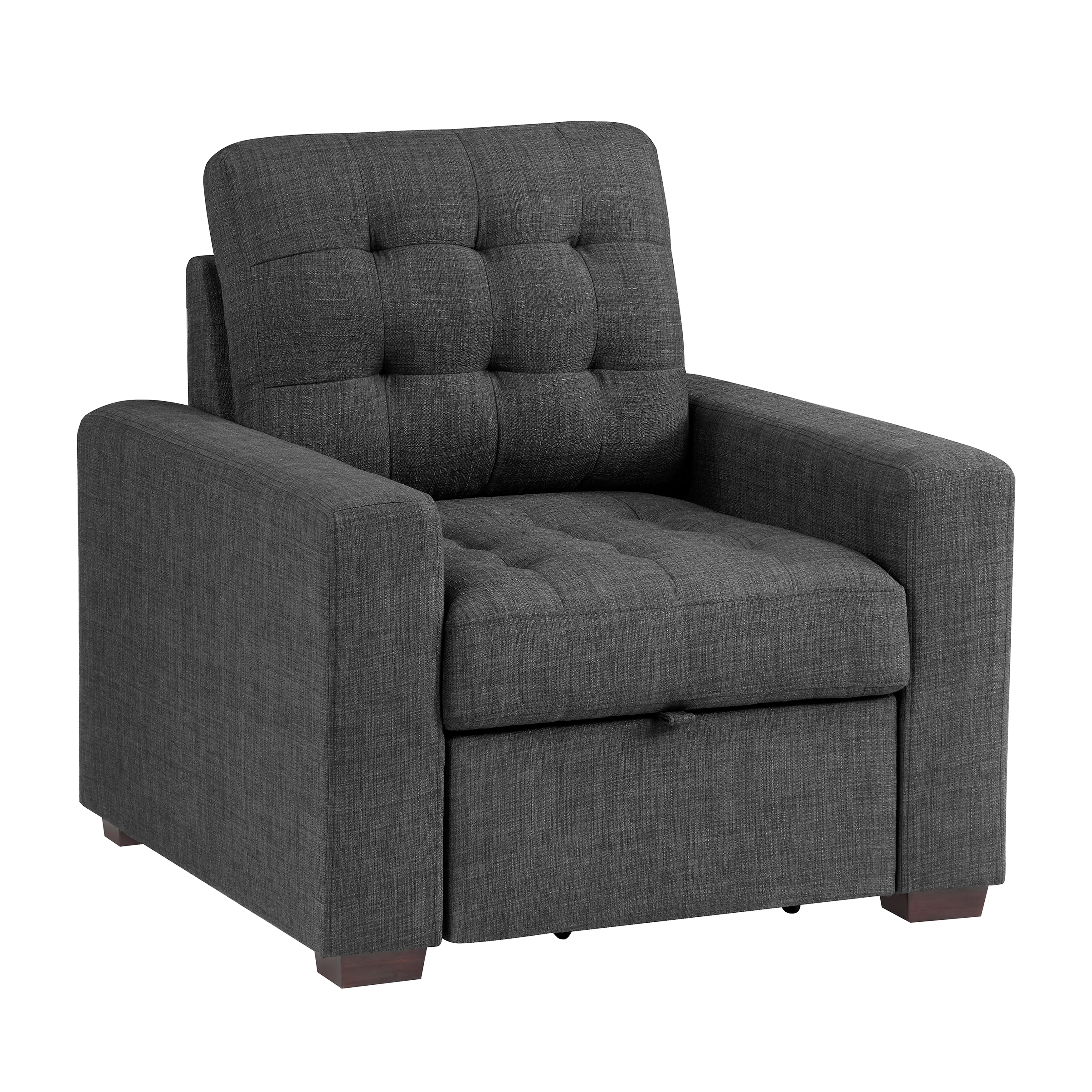 9916DG-1 CHAIR WITH PULL-OUT OTTOMAN - 9916DG-1 - Bien Home Furniture & Electronics