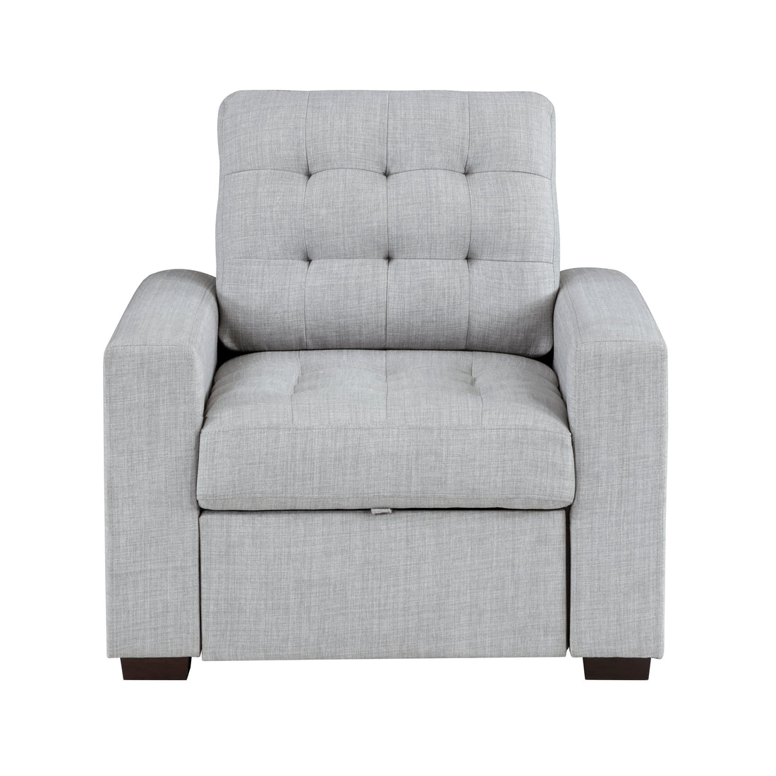 9916GY-1 CHAIR WITH PULL-OUT OTTOMAN - 9916GY-1 - Bien Home Furniture & Electronics