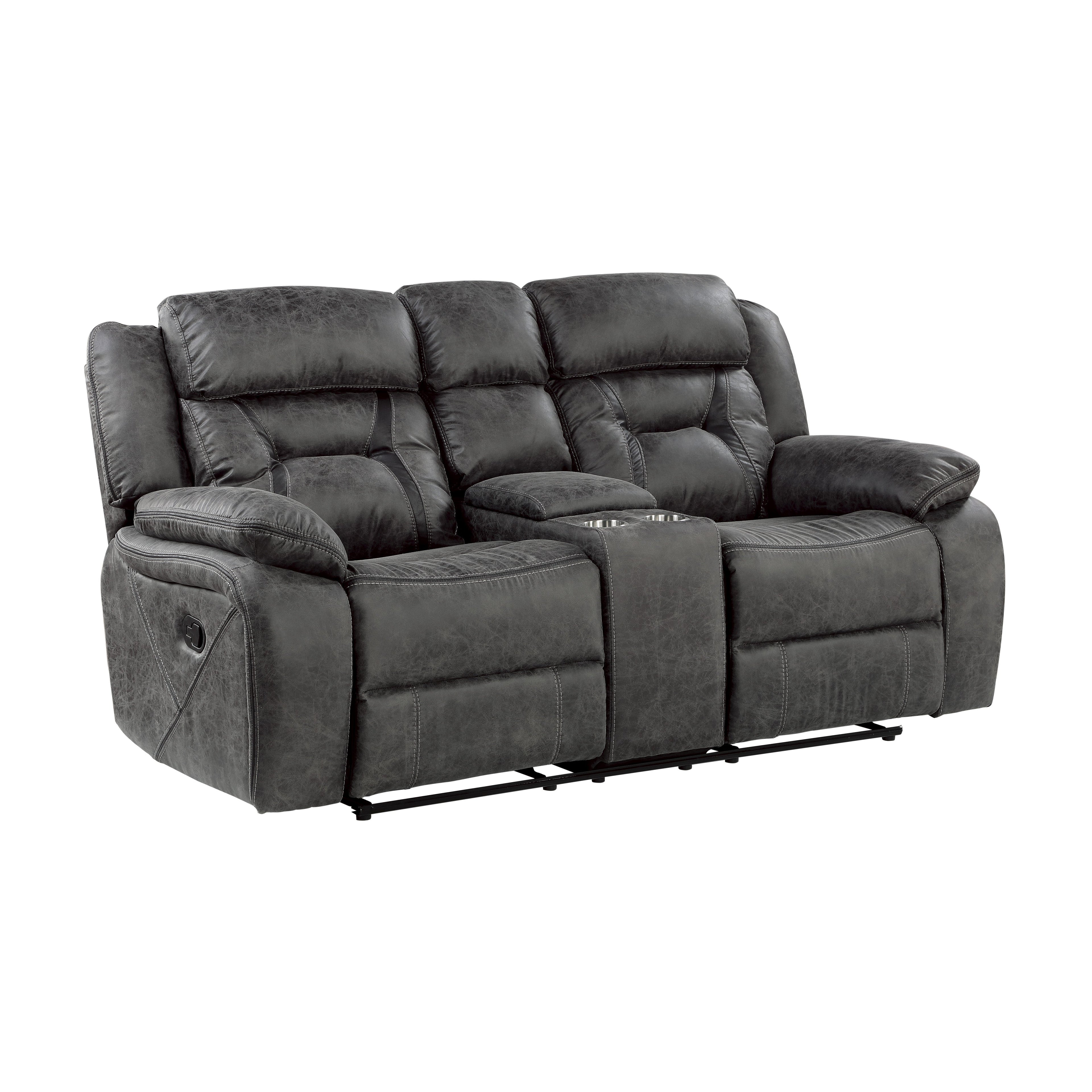 9989GY*2 2pc Set: Sofa, Love - 9989GY*2 - Bien Home Furniture & Electronics