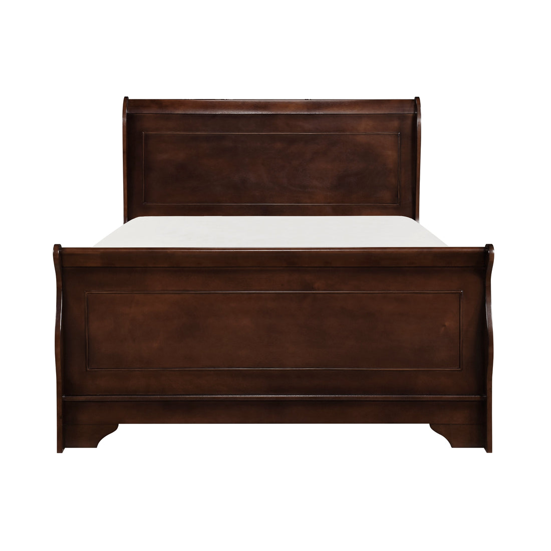 Abbeville Cherry Queen Bed - 1856-1* - Bien Home Furniture &amp; Electronics