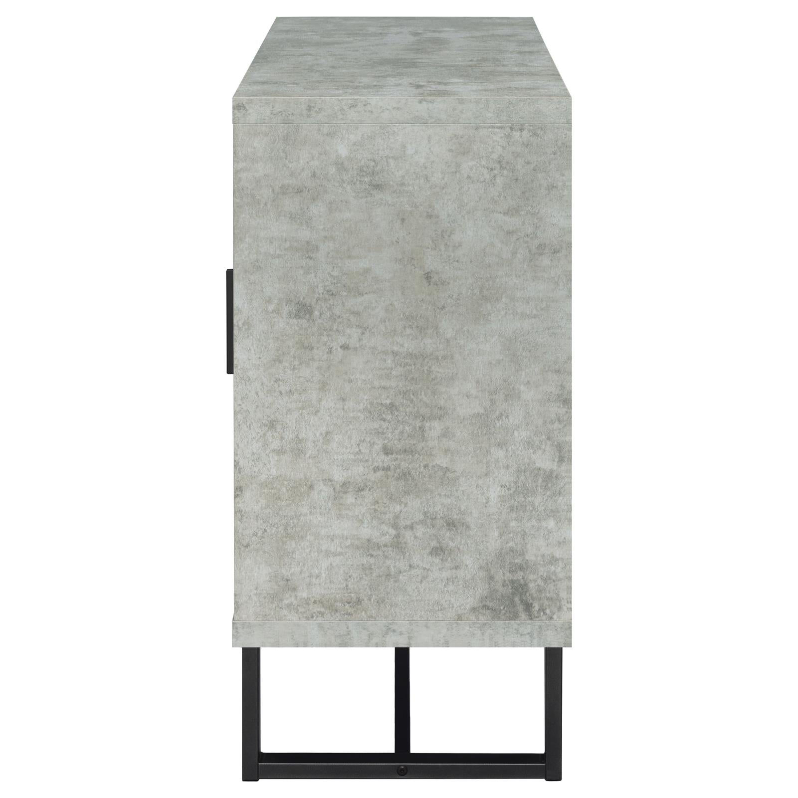 Abelardo Weathered Oak/Cement 3-Drawer Accent Cabinet - 953565 - Bien Home Furniture & Electronics