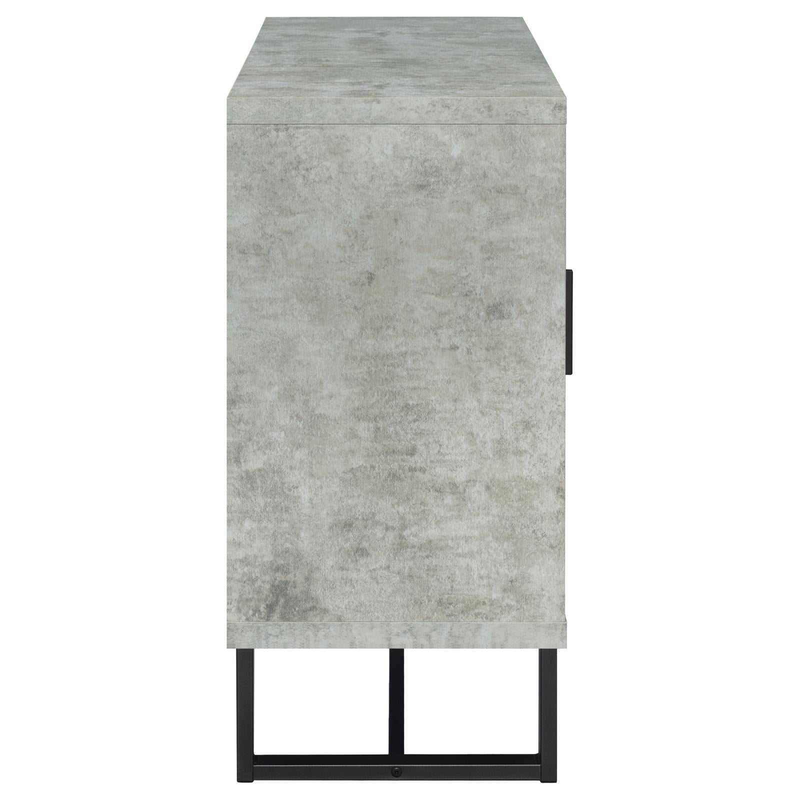 Abelardo Weathered Oak/Cement 3-Drawer Accent Cabinet - 953565 - Bien Home Furniture & Electronics