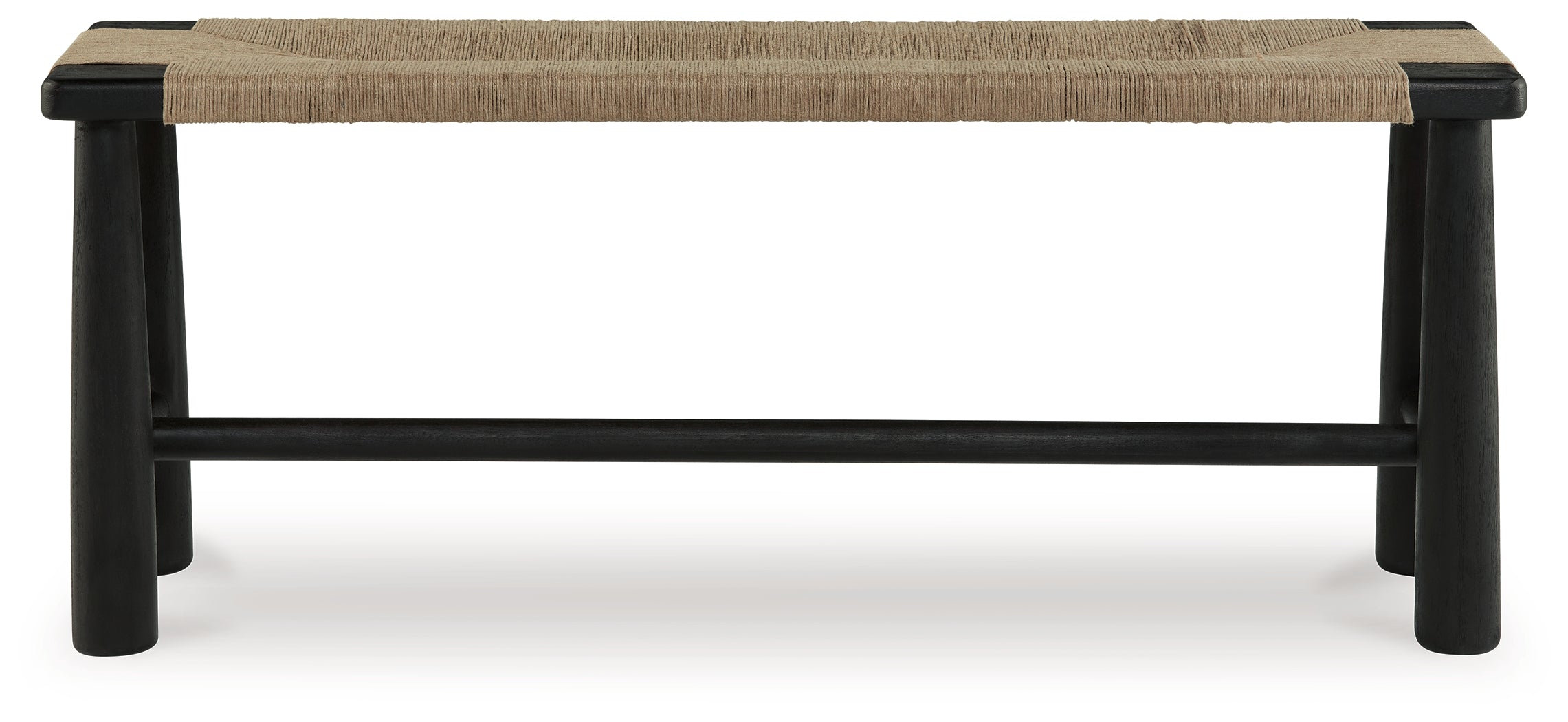Acerman Black/Natural Accent Bench - A3000684 - Bien Home Furniture &amp; Electronics