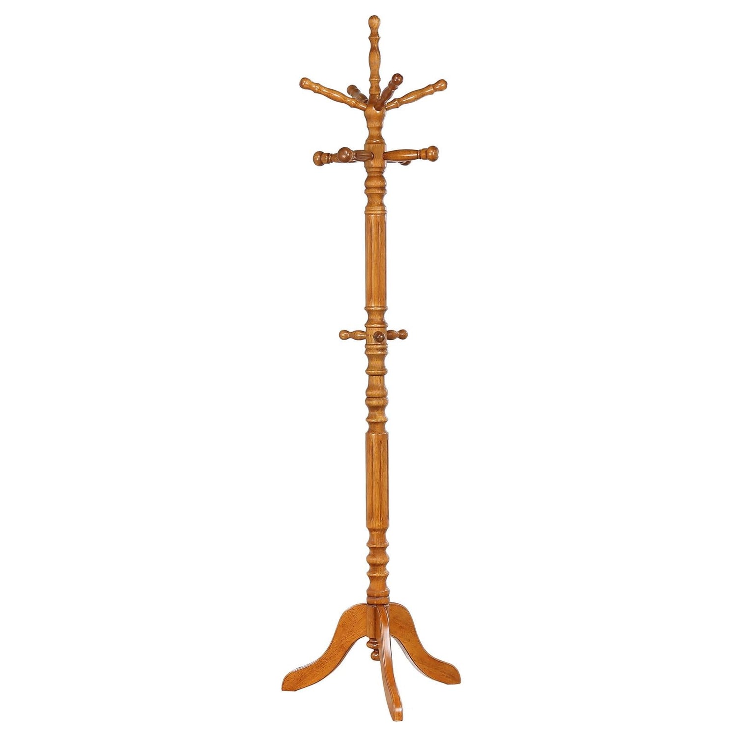 Achelle Golden Brown Coat Rack with 11 Hooks - 900759 - Bien Home Furniture & Electronics