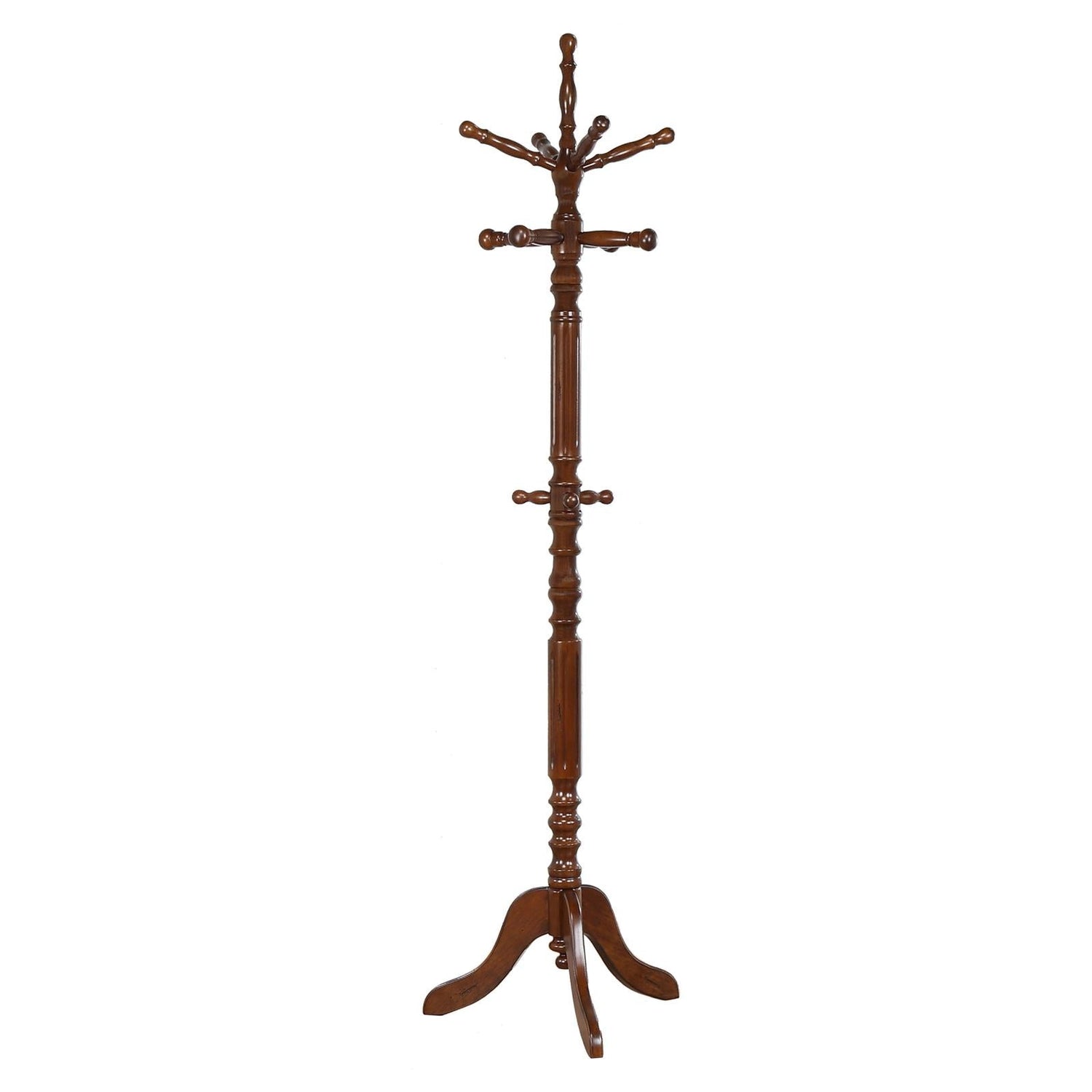 Achelle Tobacco Coat Rack with 11 Hooks - 900769 - Bien Home Furniture & Electronics