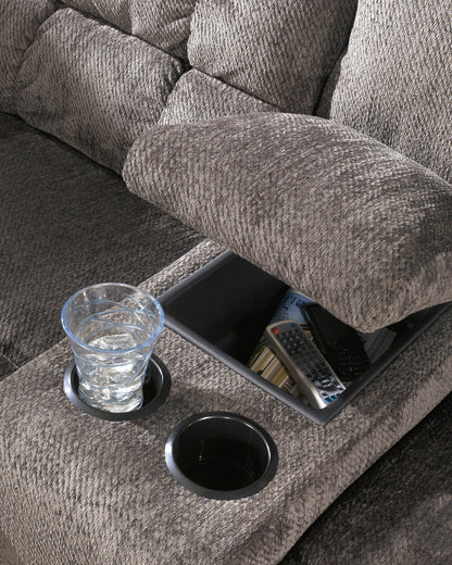 Acieona Slate Reclining Living Room Set - SET | 5830089 | 5830094 | 5830028 - Bien Home Furniture &amp; Electronics