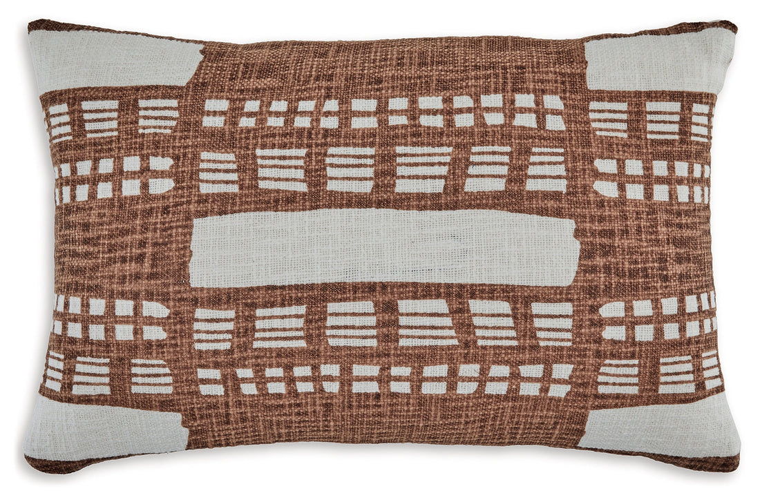 Ackford White/Rust Pillow (Set of 4) - A1001039 - Bien Home Furniture &amp; Electronics