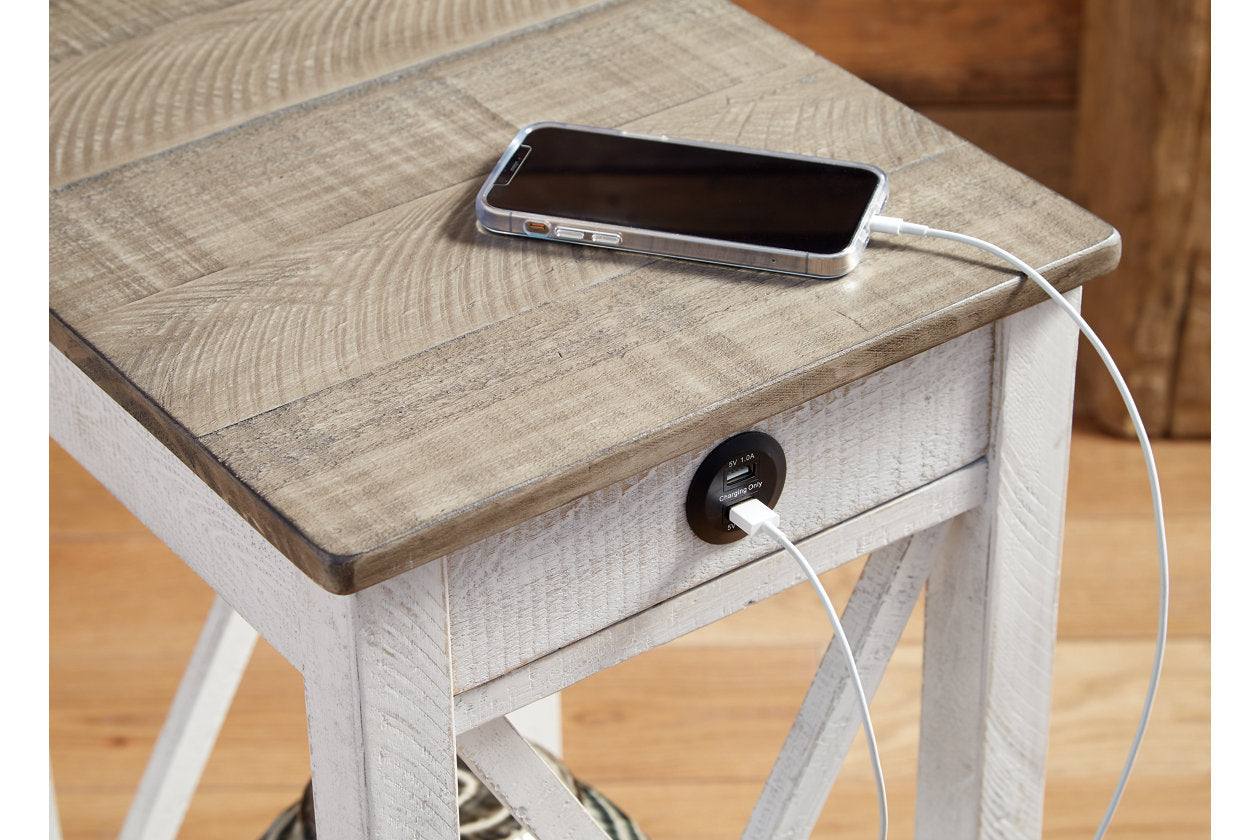 Adalane White/Gray Accent Table - A4000374 - Bien Home Furniture & Electronics
