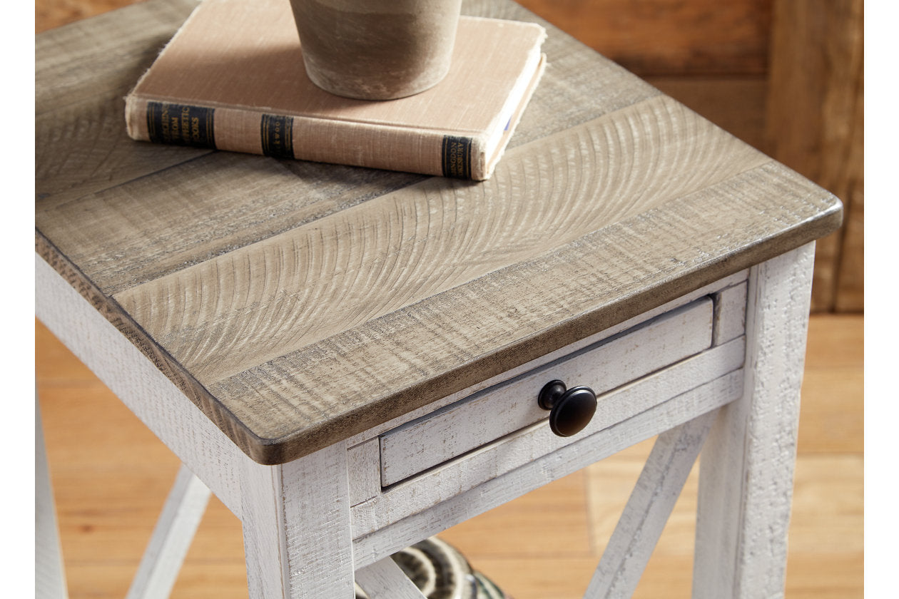 Adalane White/Gray Accent Table - A4000374 - Bien Home Furniture & Electronics