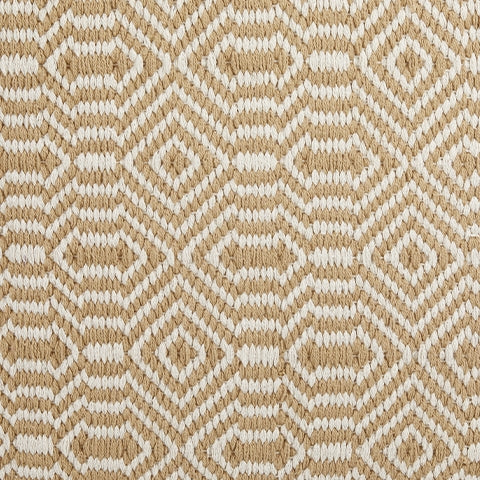 Adamont Tan/Ivory Pouf - A1001059 - Bien Home Furniture & Electronics