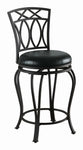 Adamsville Black Upholstered Swivel Counter Height Stool - 122059 - Bien Home Furniture & Electronics