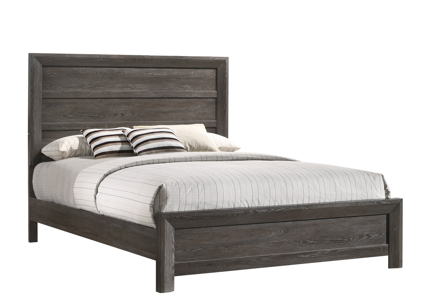 Adelaide Brown Full Panel Bed - SET | B6700-F-HBFB | B6700-FT-RAIL - Bien Home Furniture &amp; Electronics