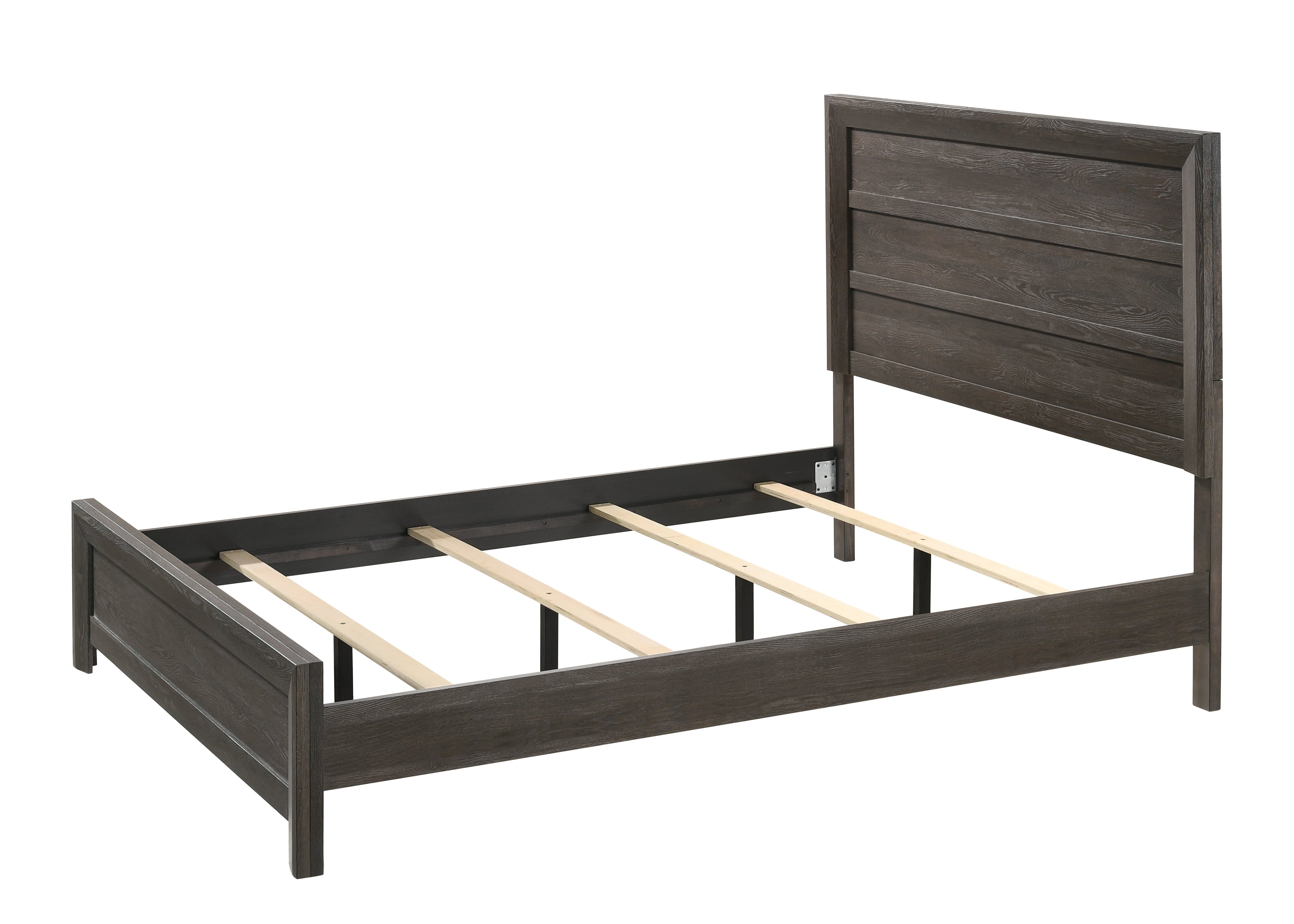 Adelaide Brown Full Panel Bed - SET | B6700-F-HBFB | B6700-FT-RAIL - Bien Home Furniture &amp; Electronics