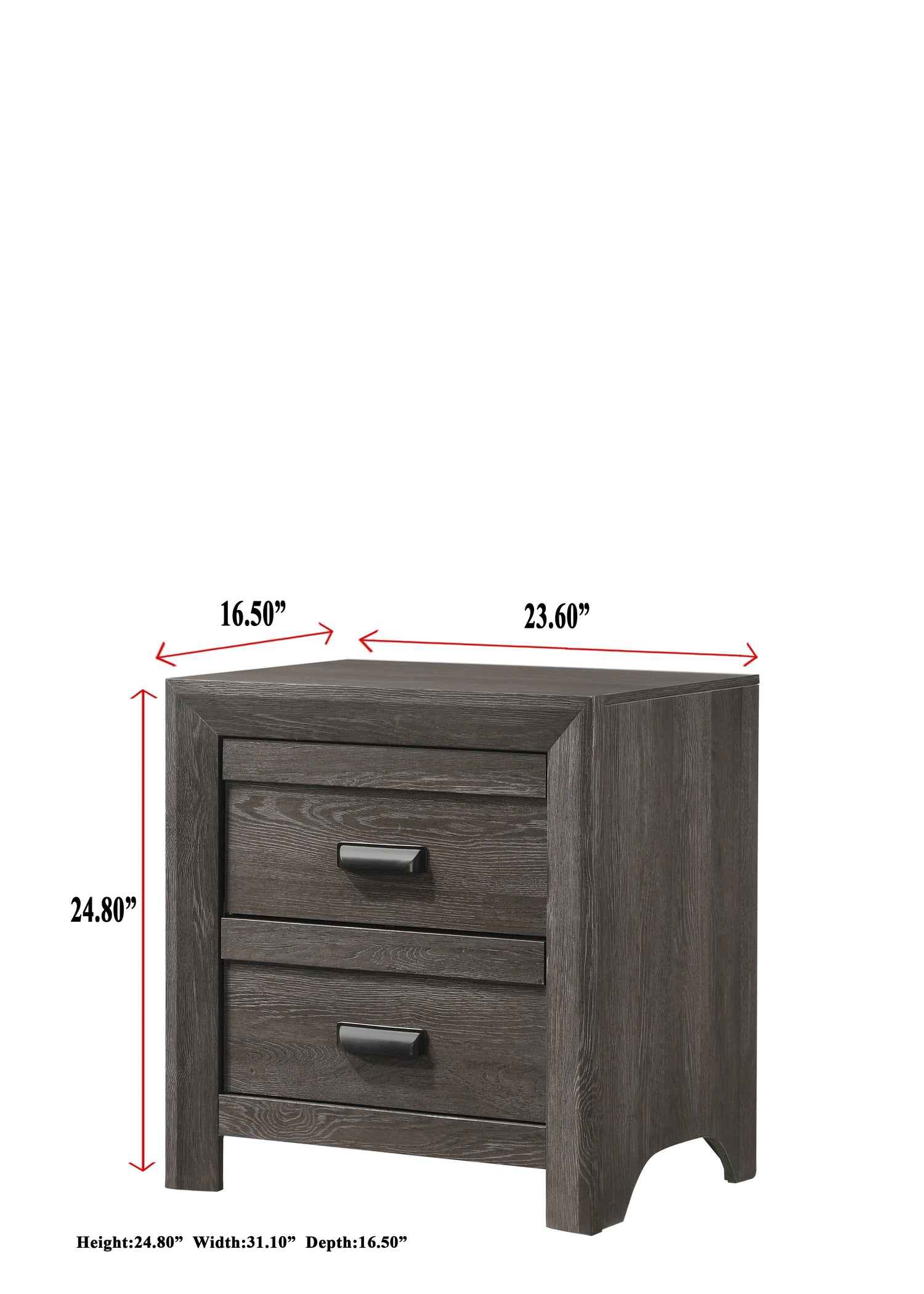 Adelaide Brown Nightstand - B6700-2 - Bien Home Furniture & Electronics