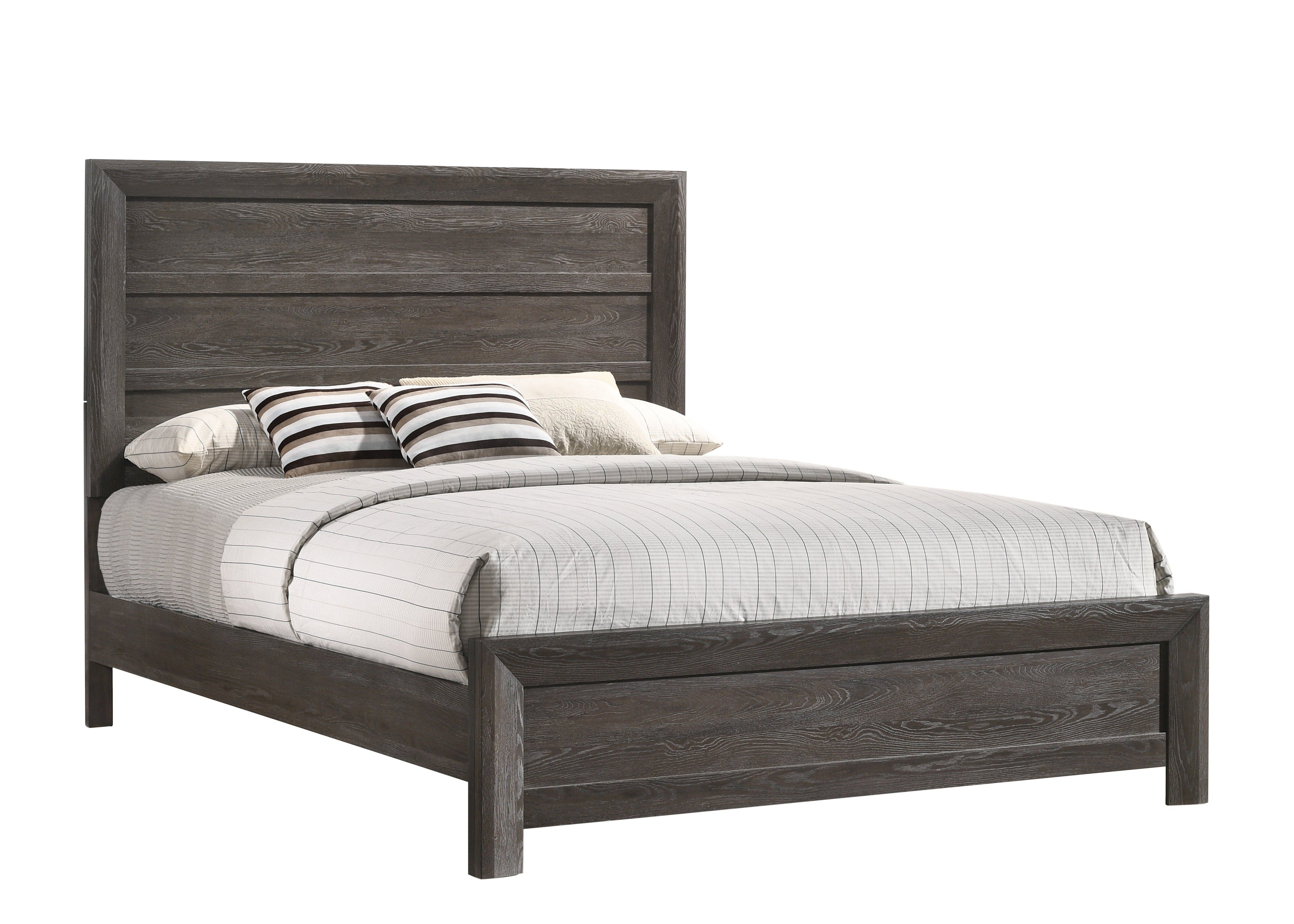 Adelaide Brown Queen Panel Bed - SET | B6700-Q-HBFB | B6700-KQ-RAIL - Bien Home Furniture & Electronics